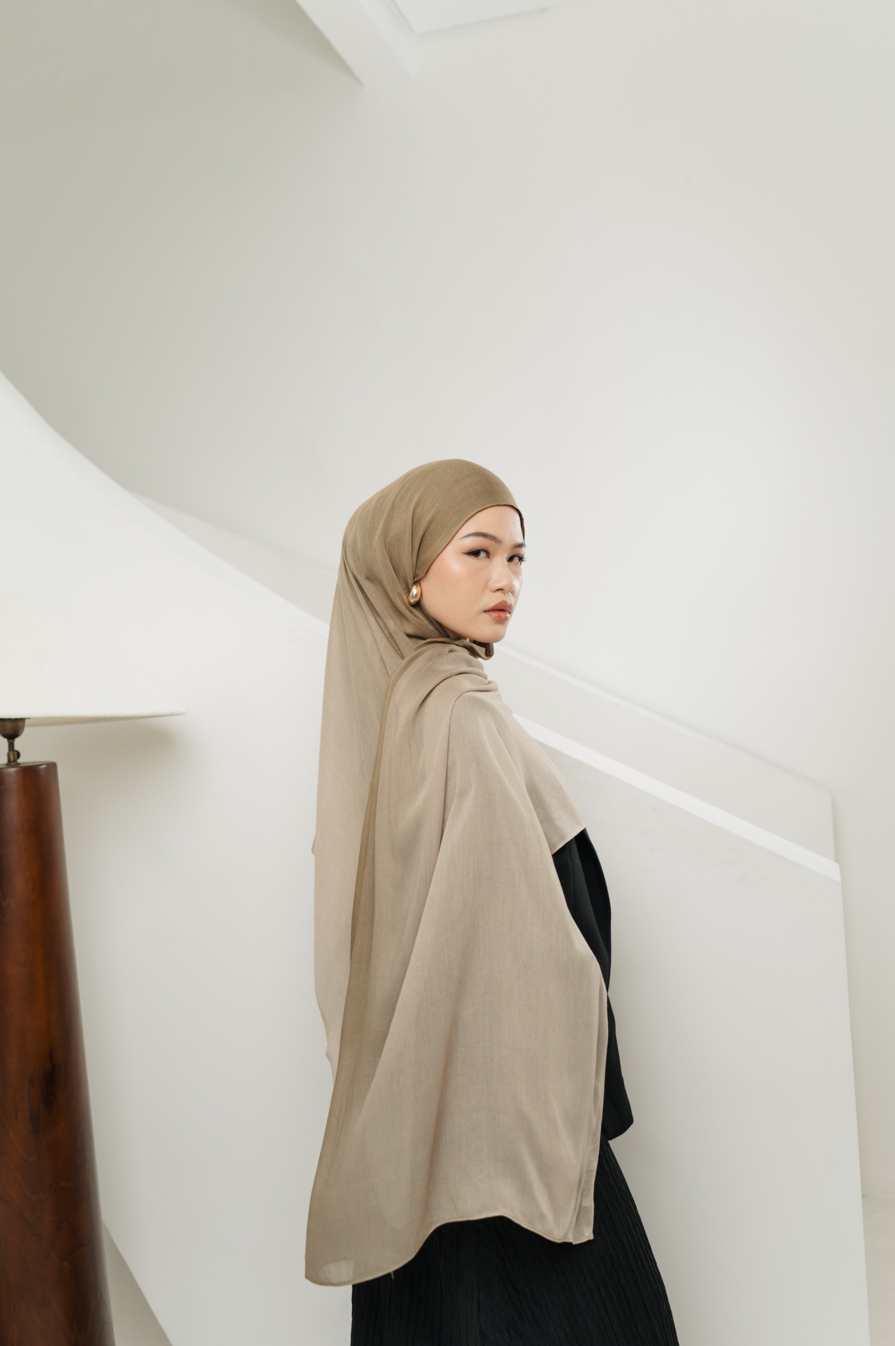 Omna Scarf Golden Dune | Pashmina Printed Modals