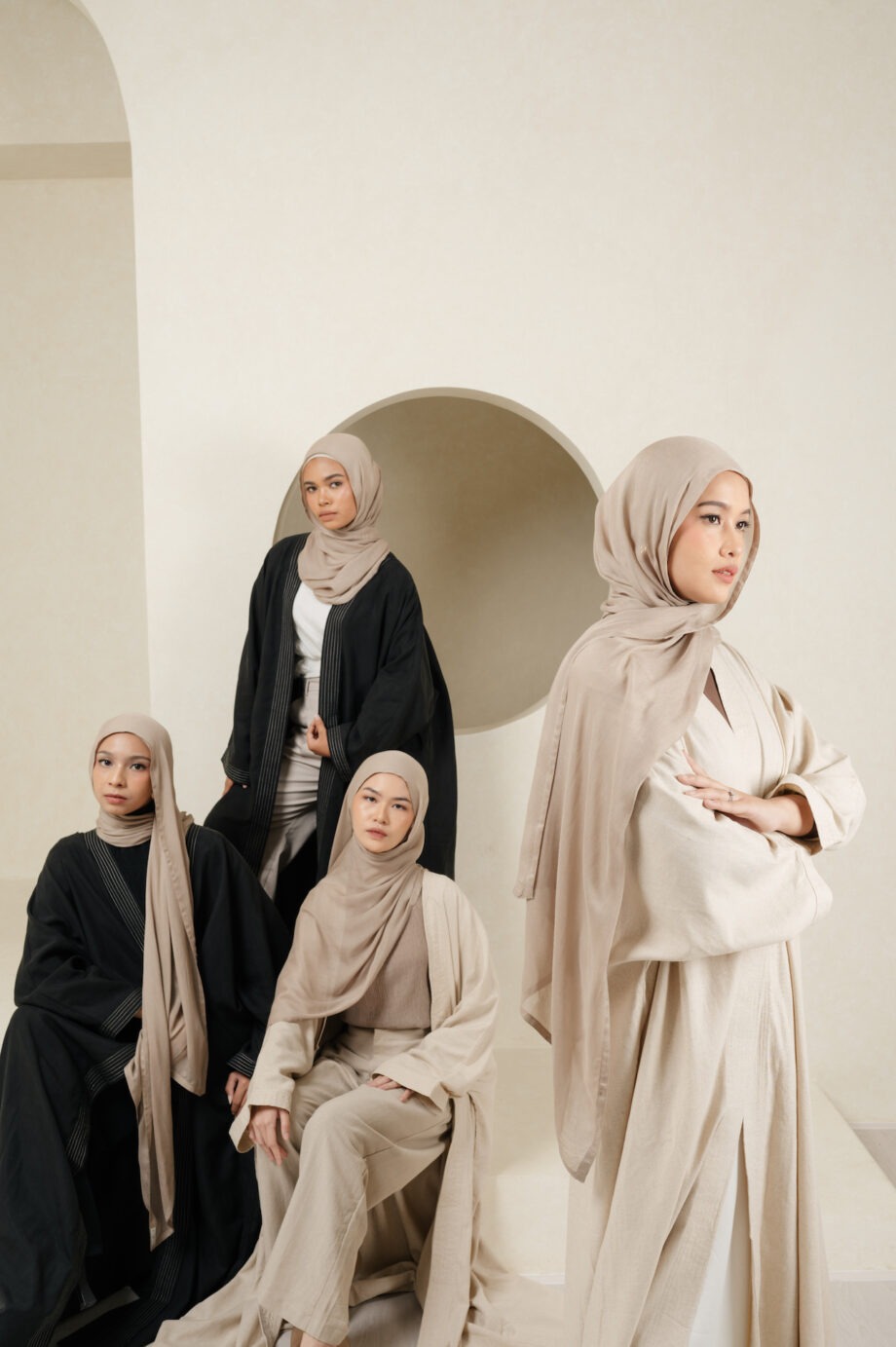 Nema Ash Truffle | Pashmina Viscose