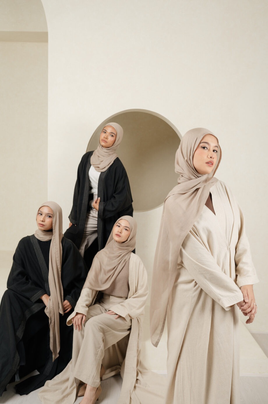 Nema Ash Truffle | Pashmina Viscose