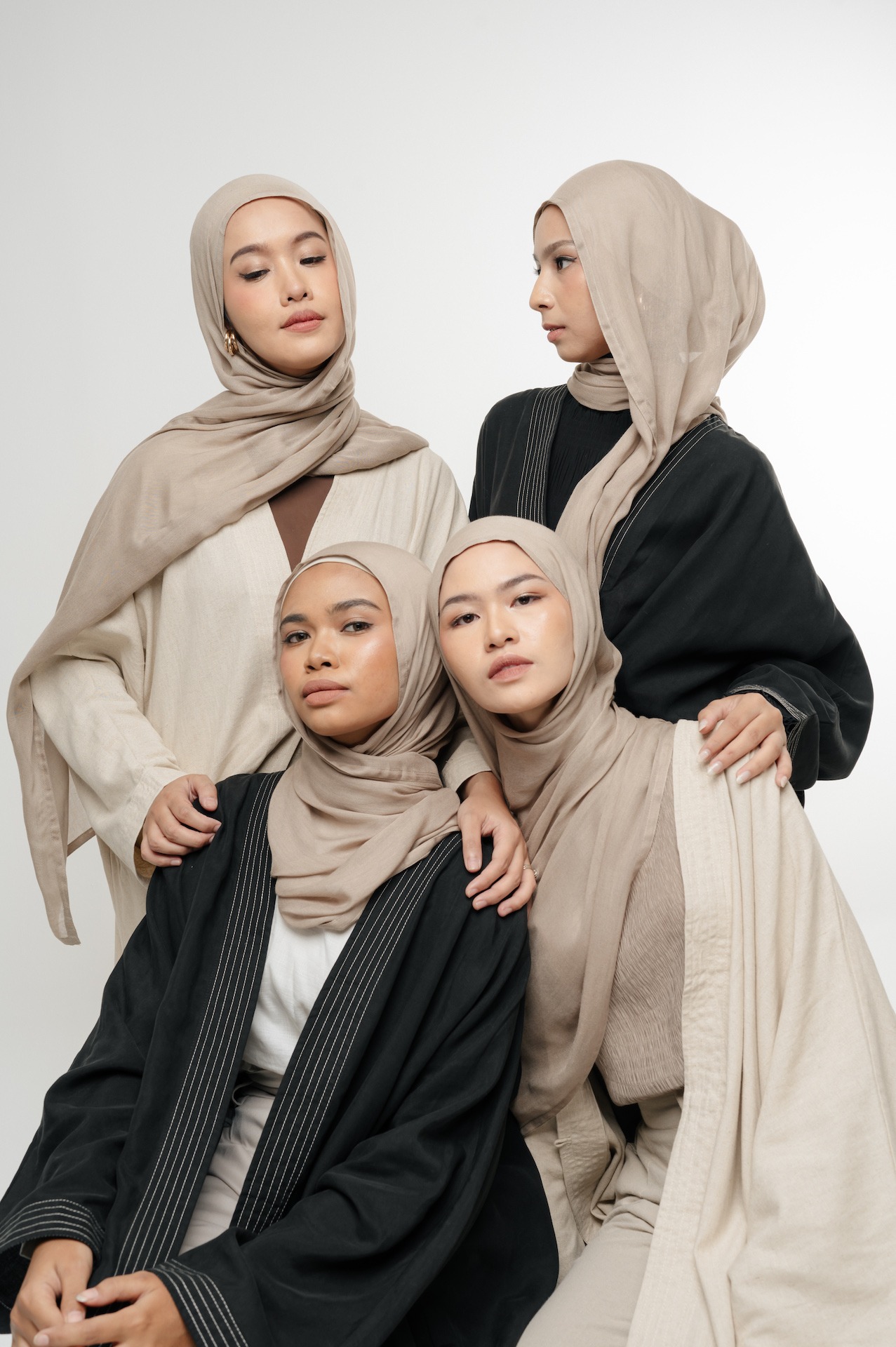 Nema Ash Truffle | Pashmina Viscose