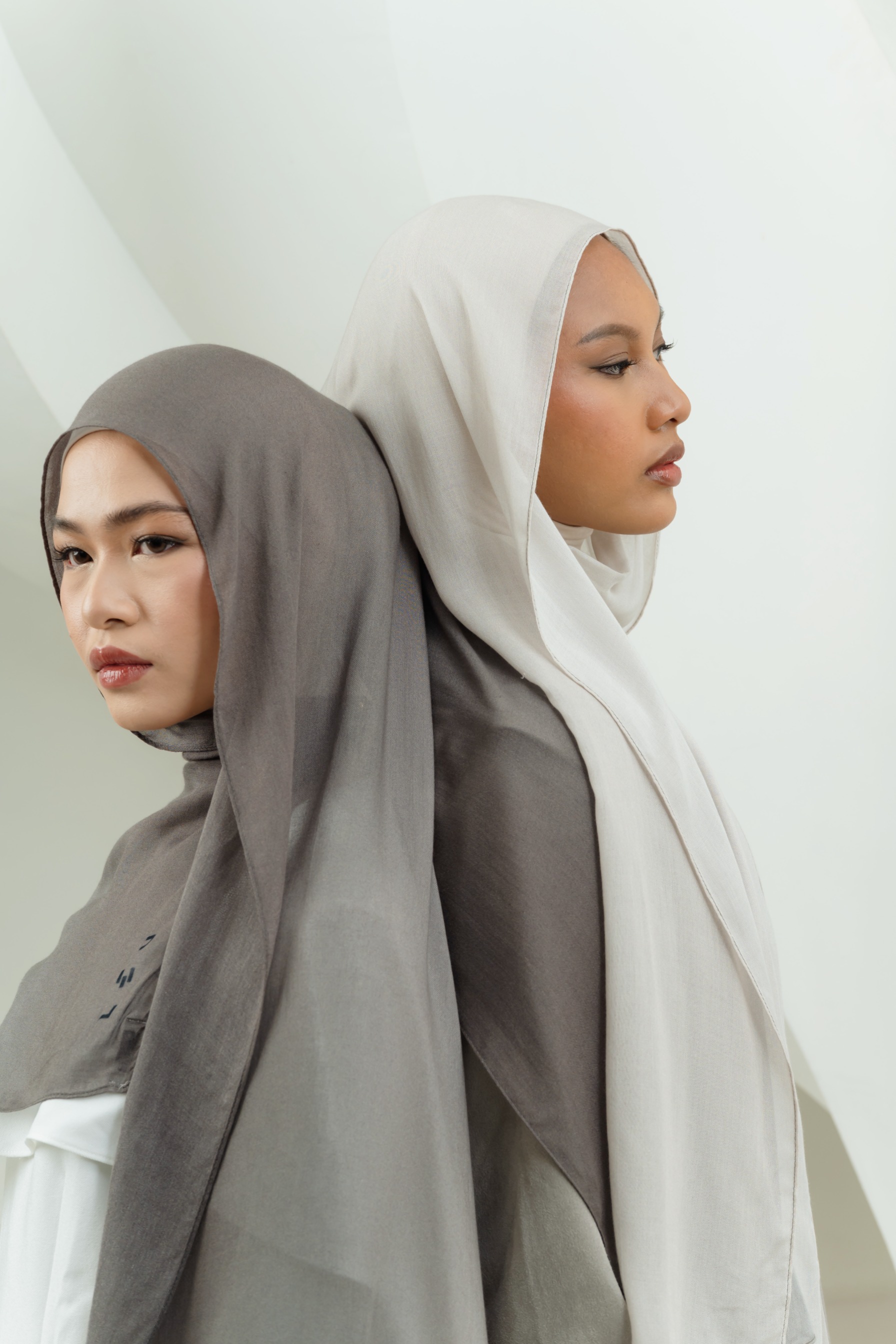 Omna Scarf Silver Stone | Pashmina Printed Modals