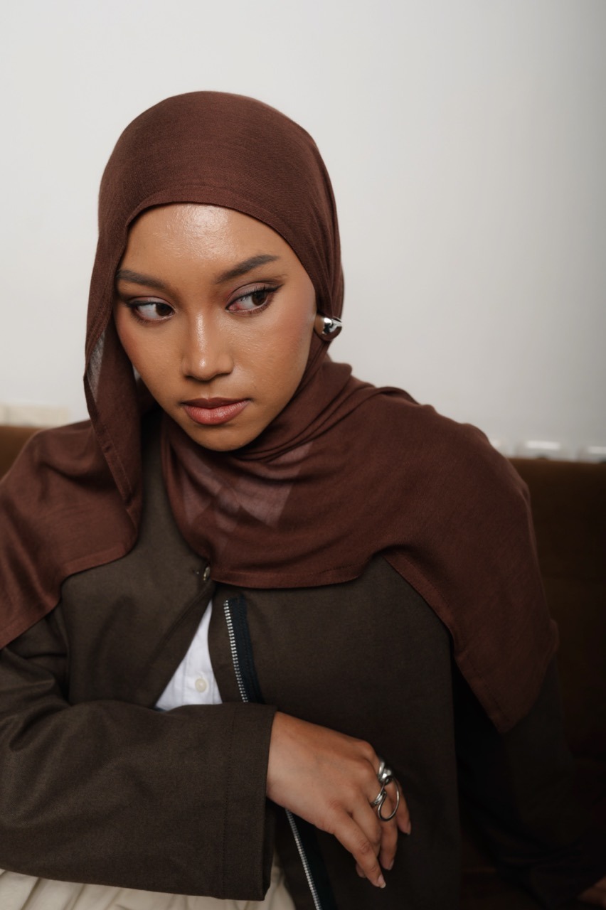 Nema Dark Chocolate | Pashmina Viscose