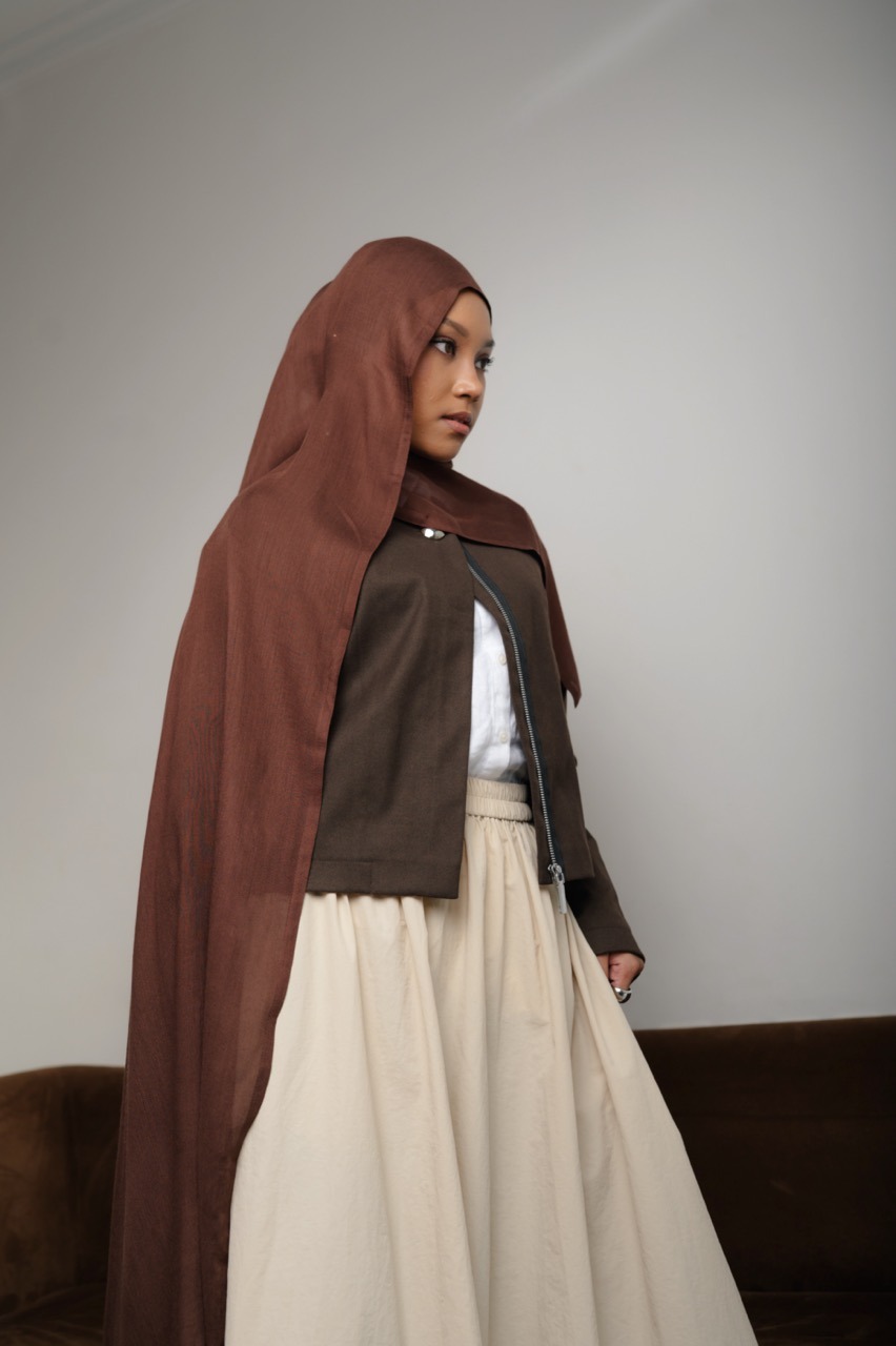 Nema Dark Chocolate | Pashmina Viscose