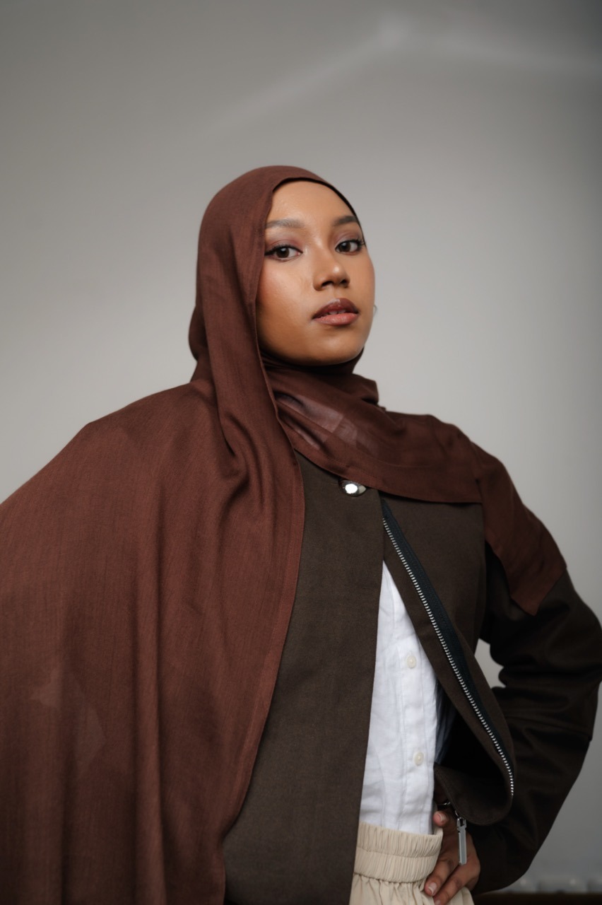 Nema Dark Chocolate | Pashmina Viscose