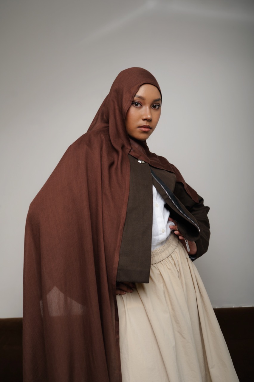 Nema Dark Chocolate | Pashmina Viscose