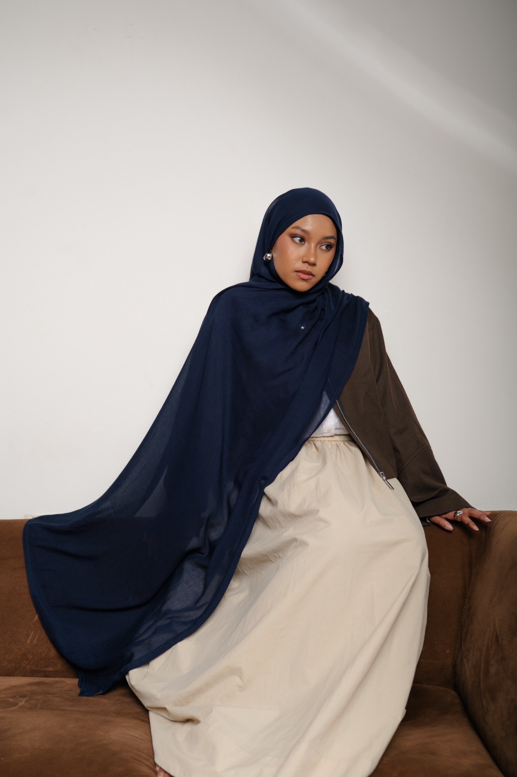 Nema Midnight Blue | Pashmina Viscose