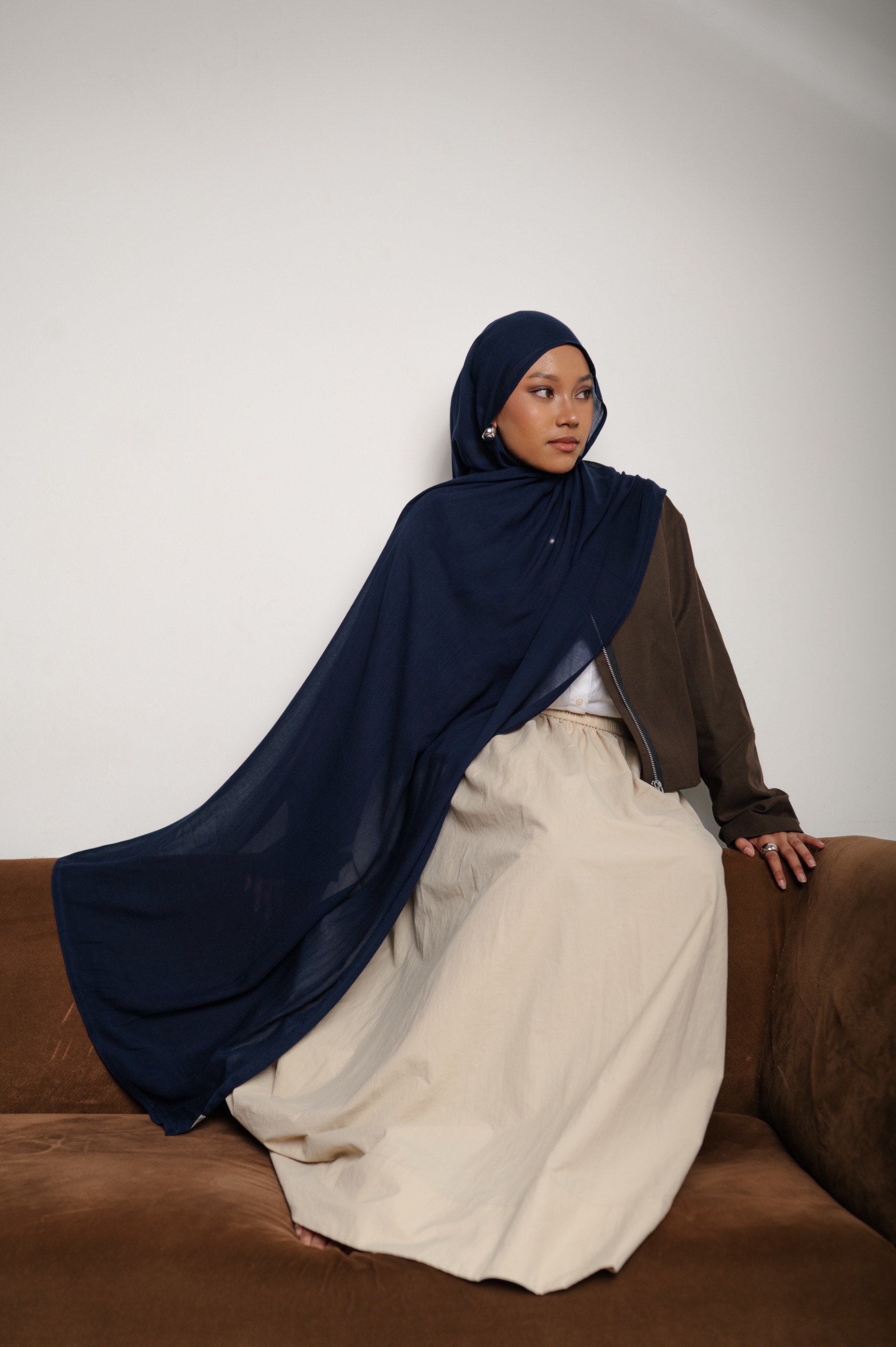 Nema Midnight Blue | Pashmina Viscose