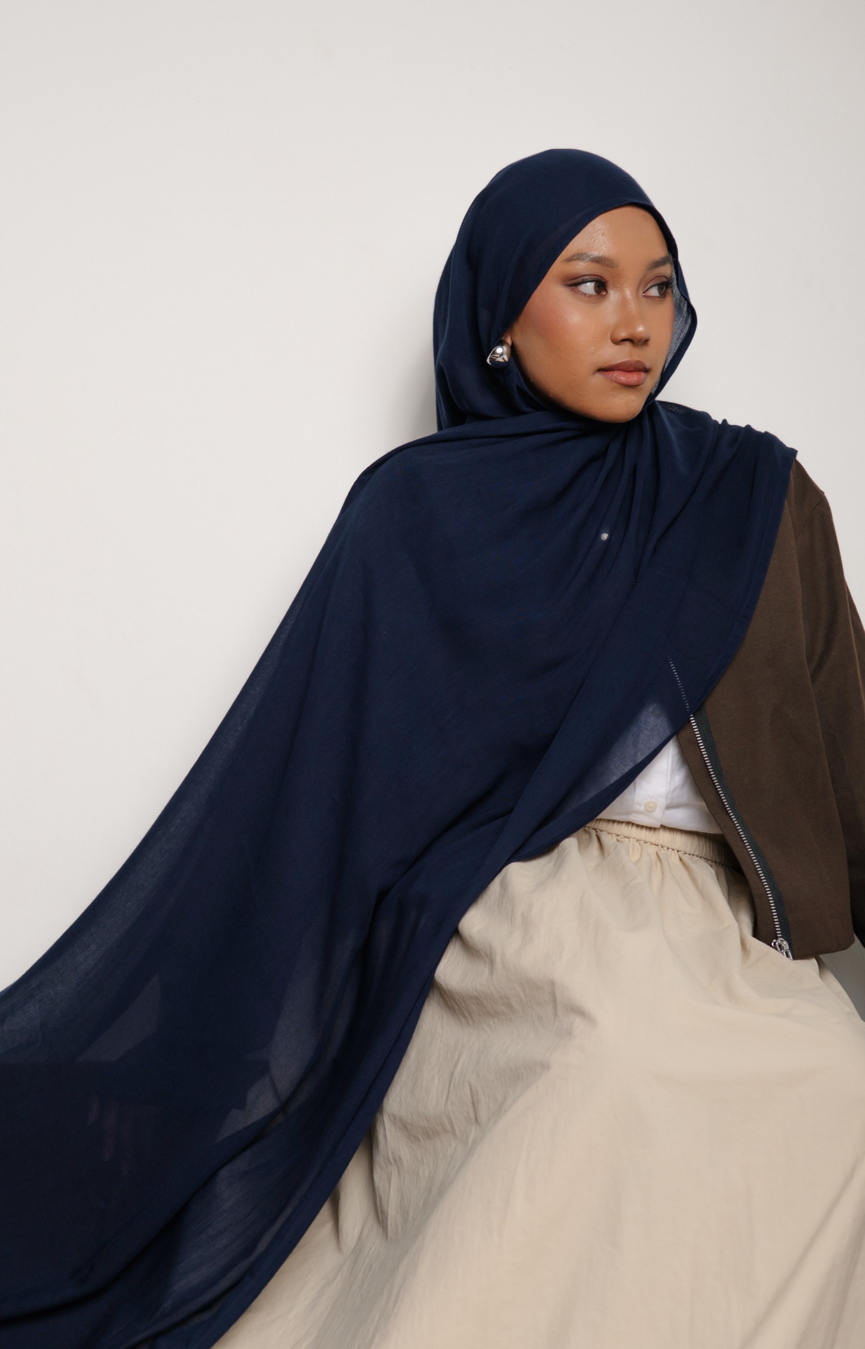 Nema Midnight Blue | Pashmina Viscose
