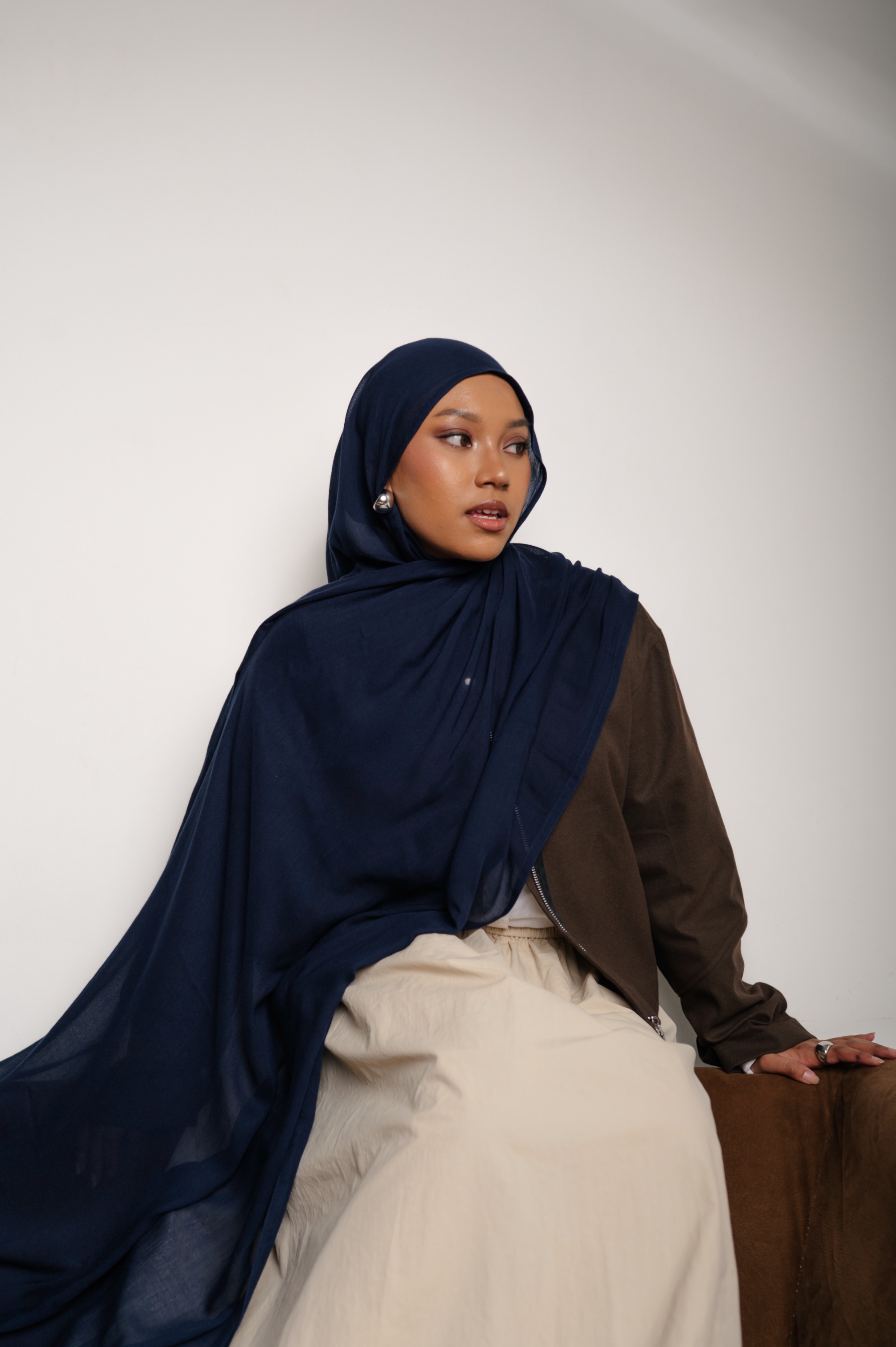 Nema Midnight Blue | Pashmina Viscose