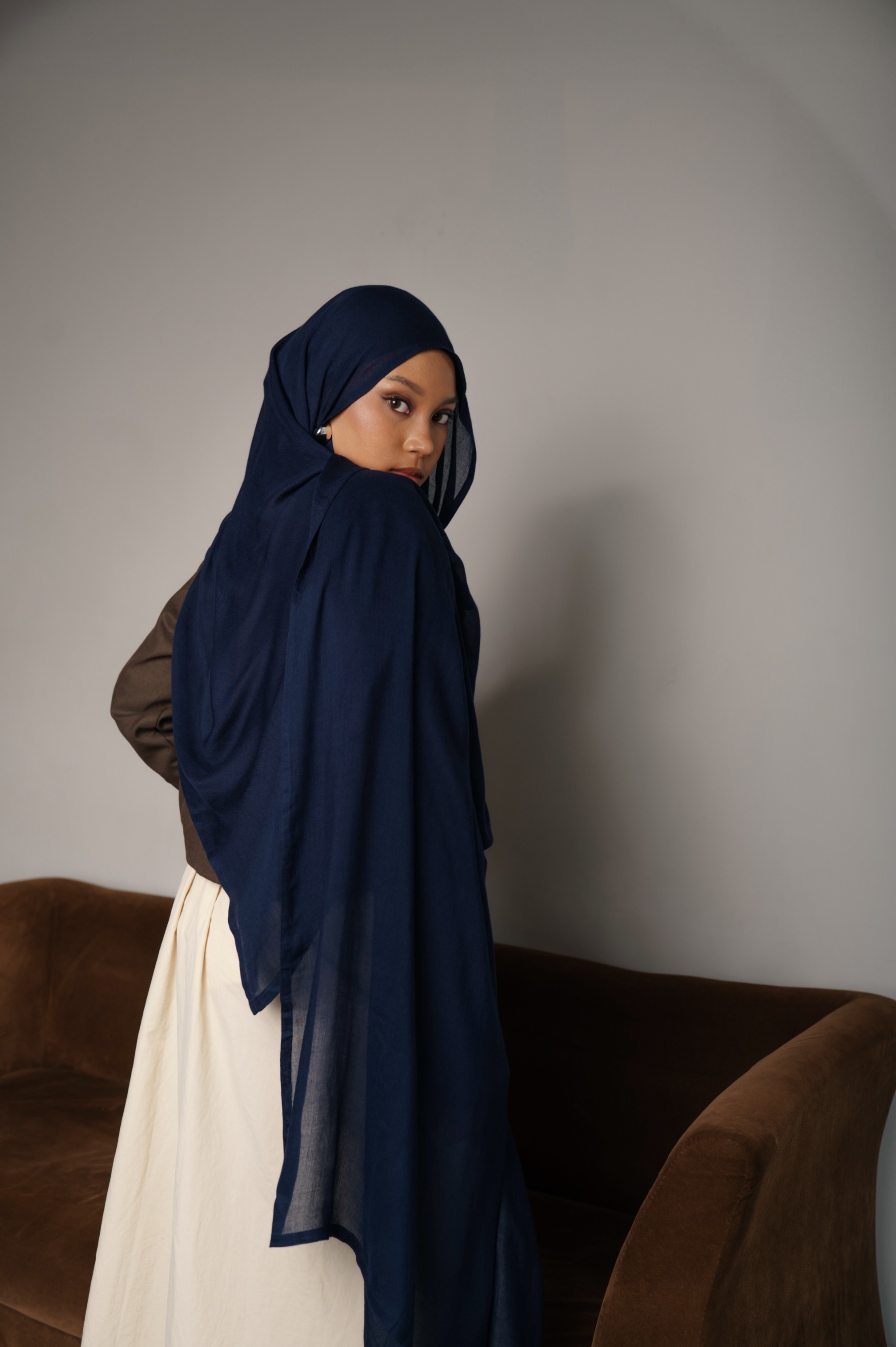 Nema Midnight Blue | Pashmina Viscose