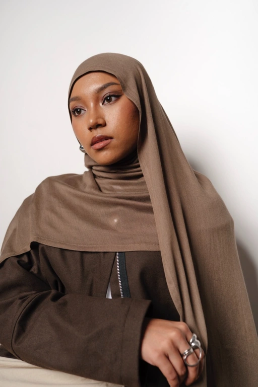 Image of Nema Deep Taupe  | Pashmina Viscose
