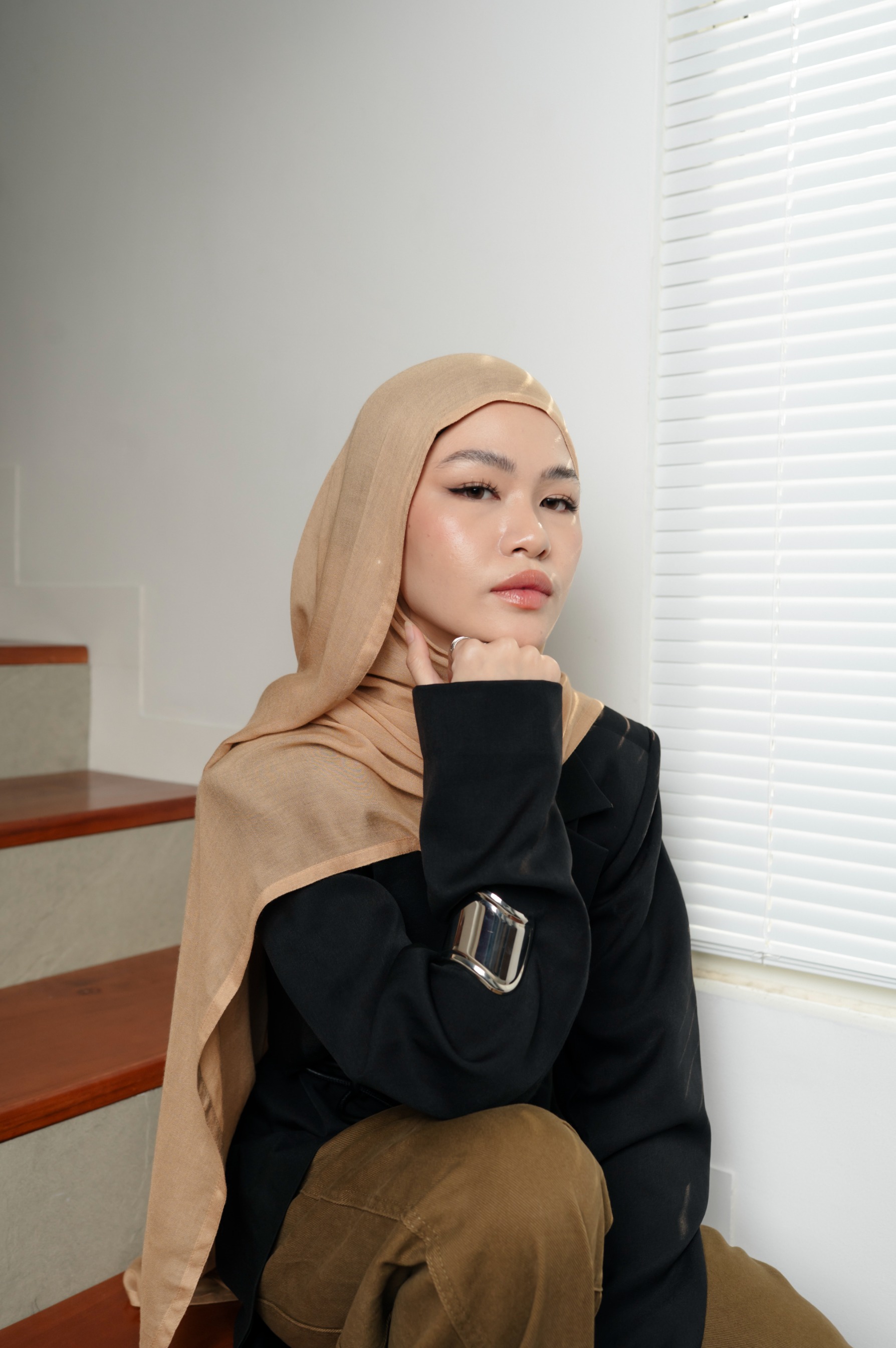 Nema Champagne Beige | Pashmina Viscose