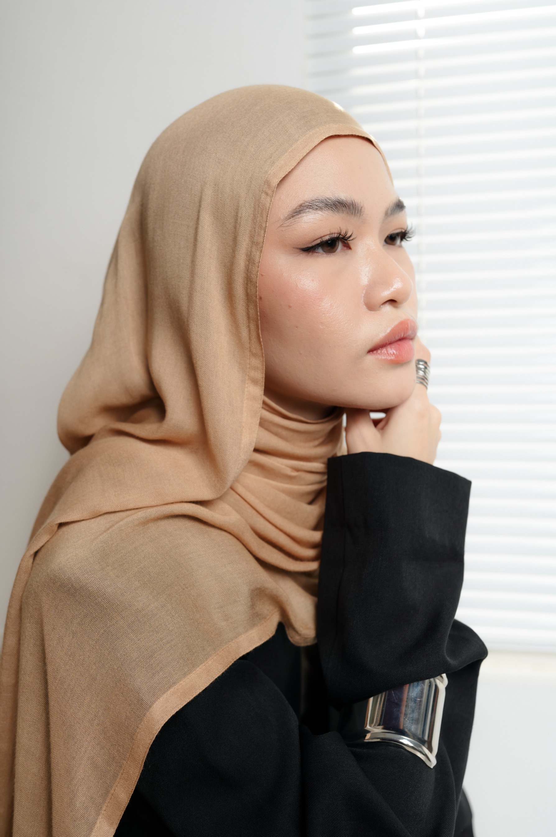 Nema Champagne Beige | Pashmina Viscose