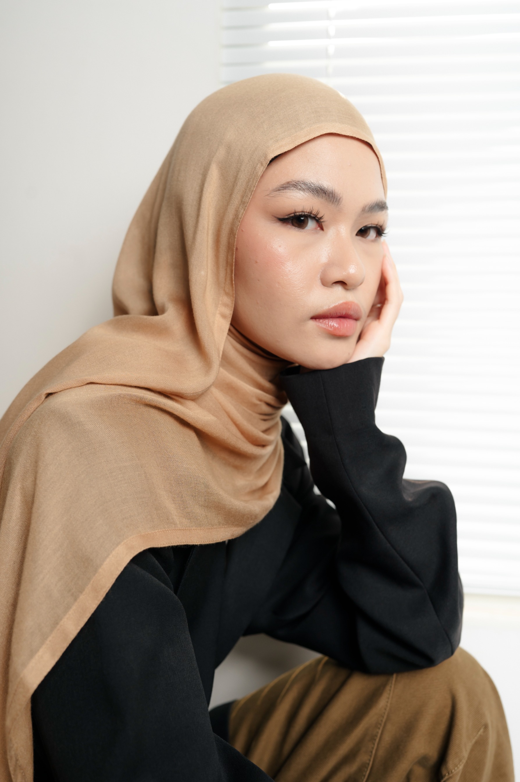 Nema Champagne Beige | Pashmina Viscose