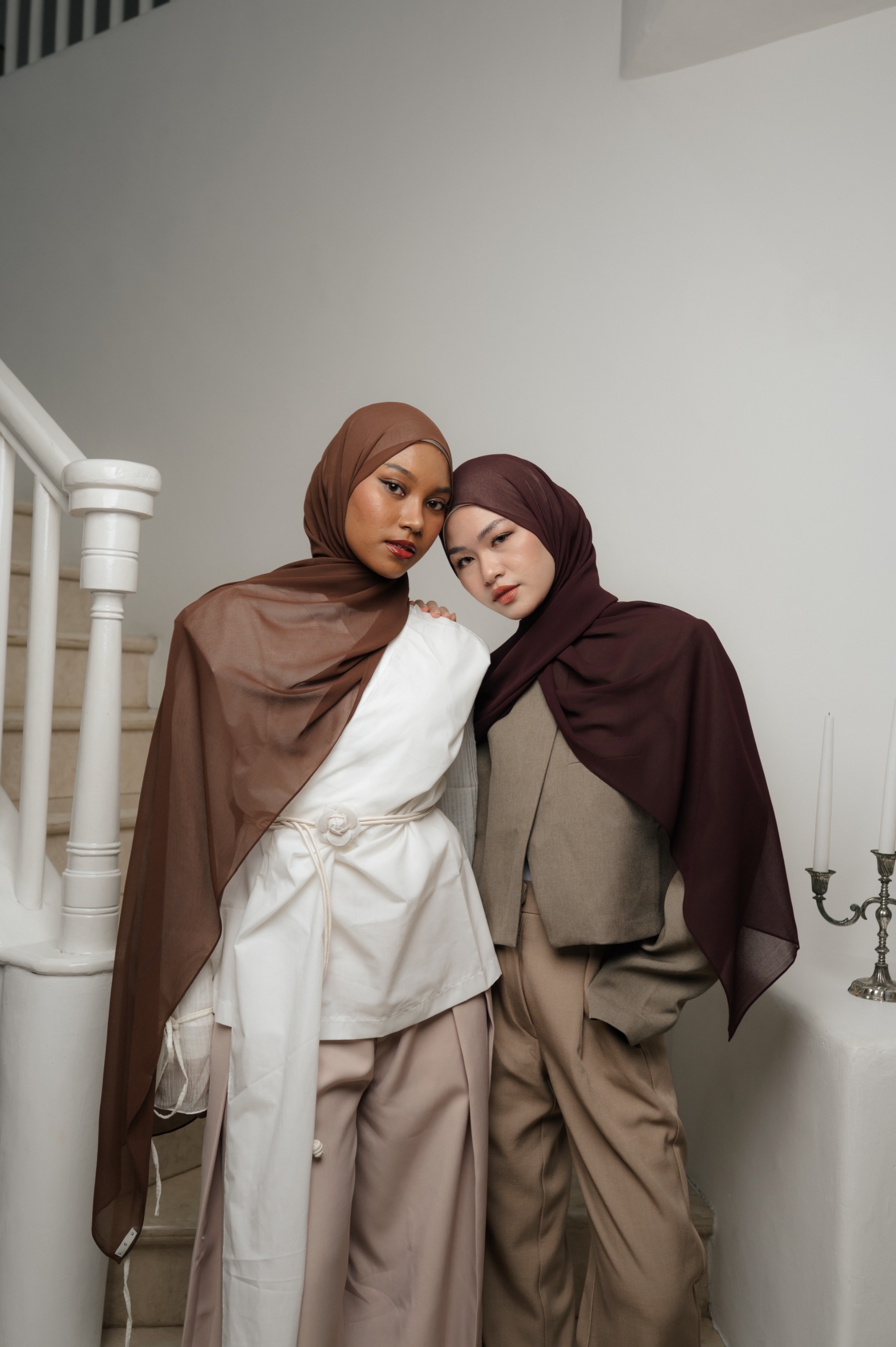Fona Scarf Raspberry | Pashmina Premium Light Chiffon