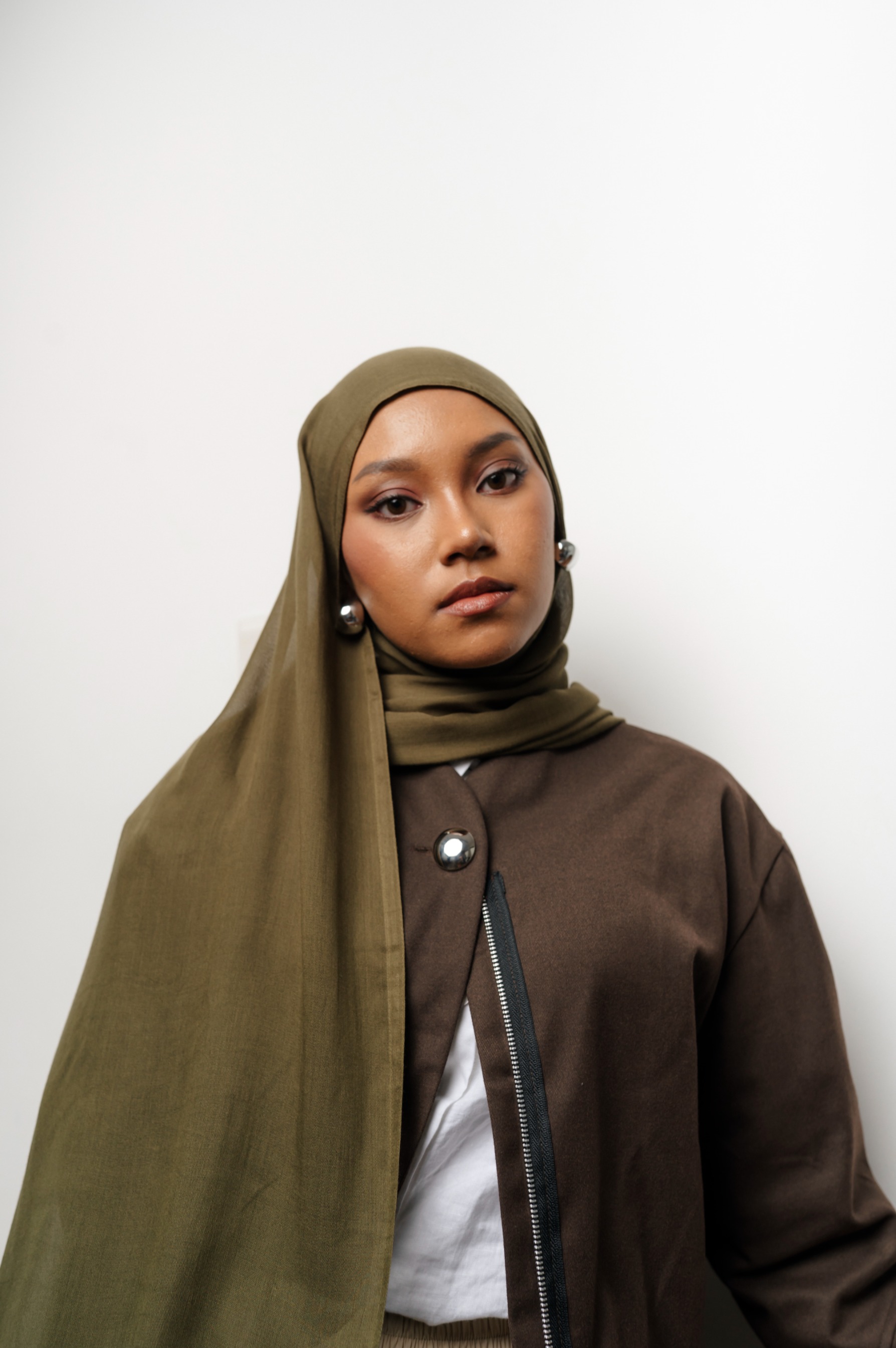 Nema Olive Green | Pashmina Viscose