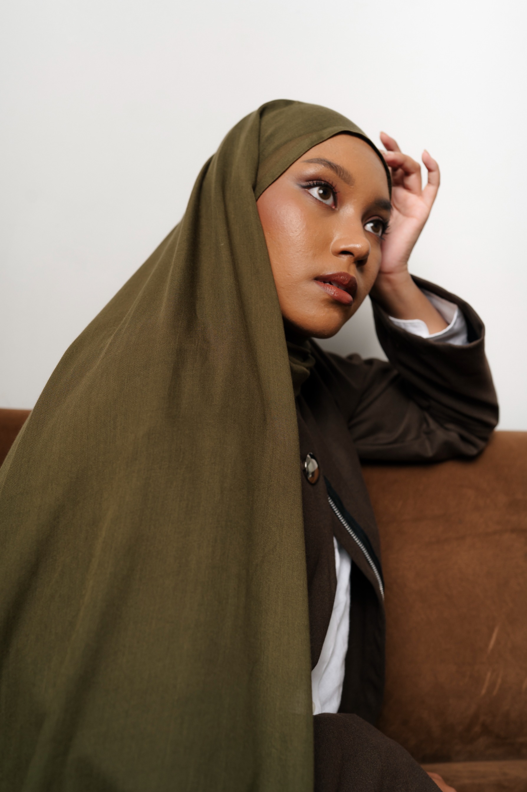 Nema Olive Green | Pashmina Viscose