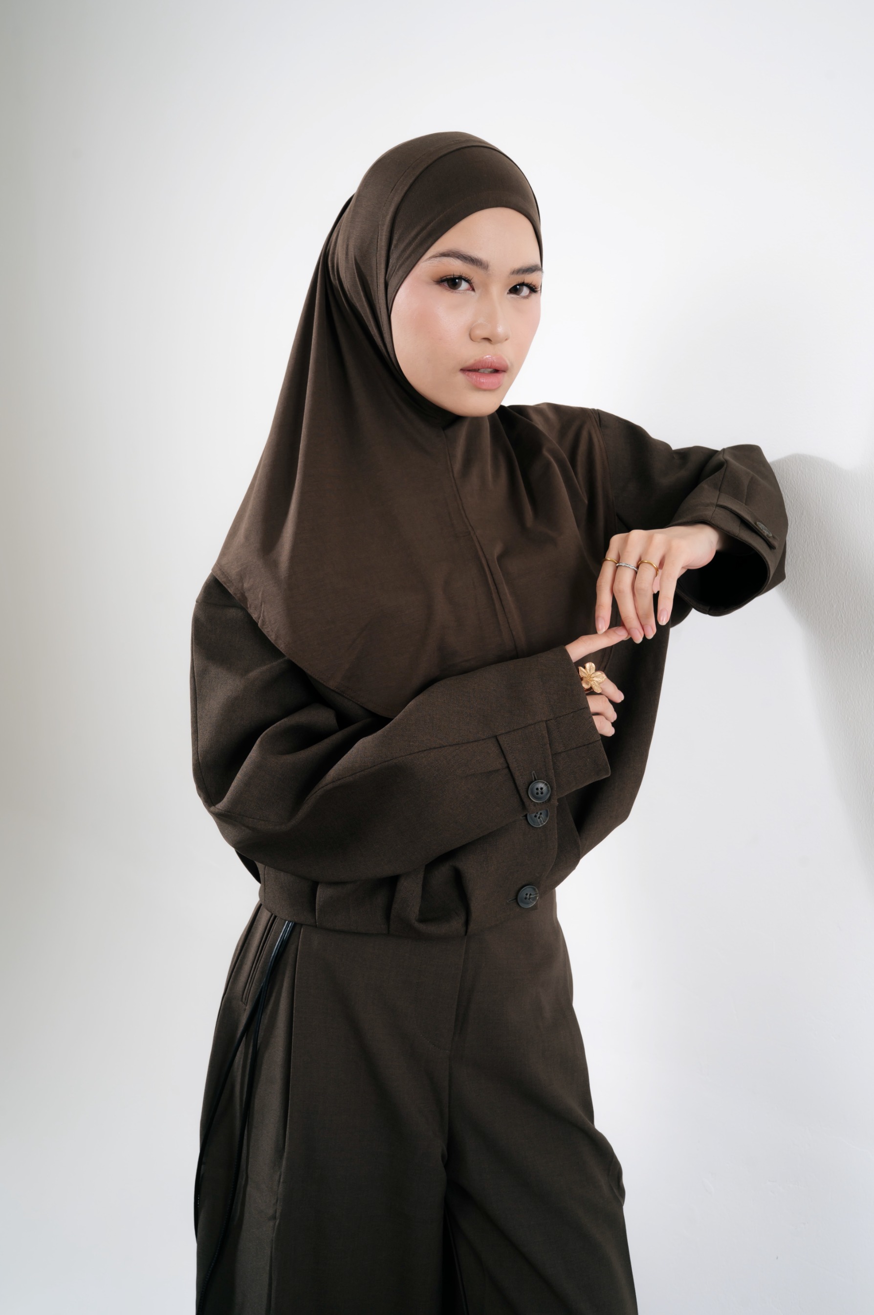 Lira Instant Tie Espresso | TENCEL™️ Hijab