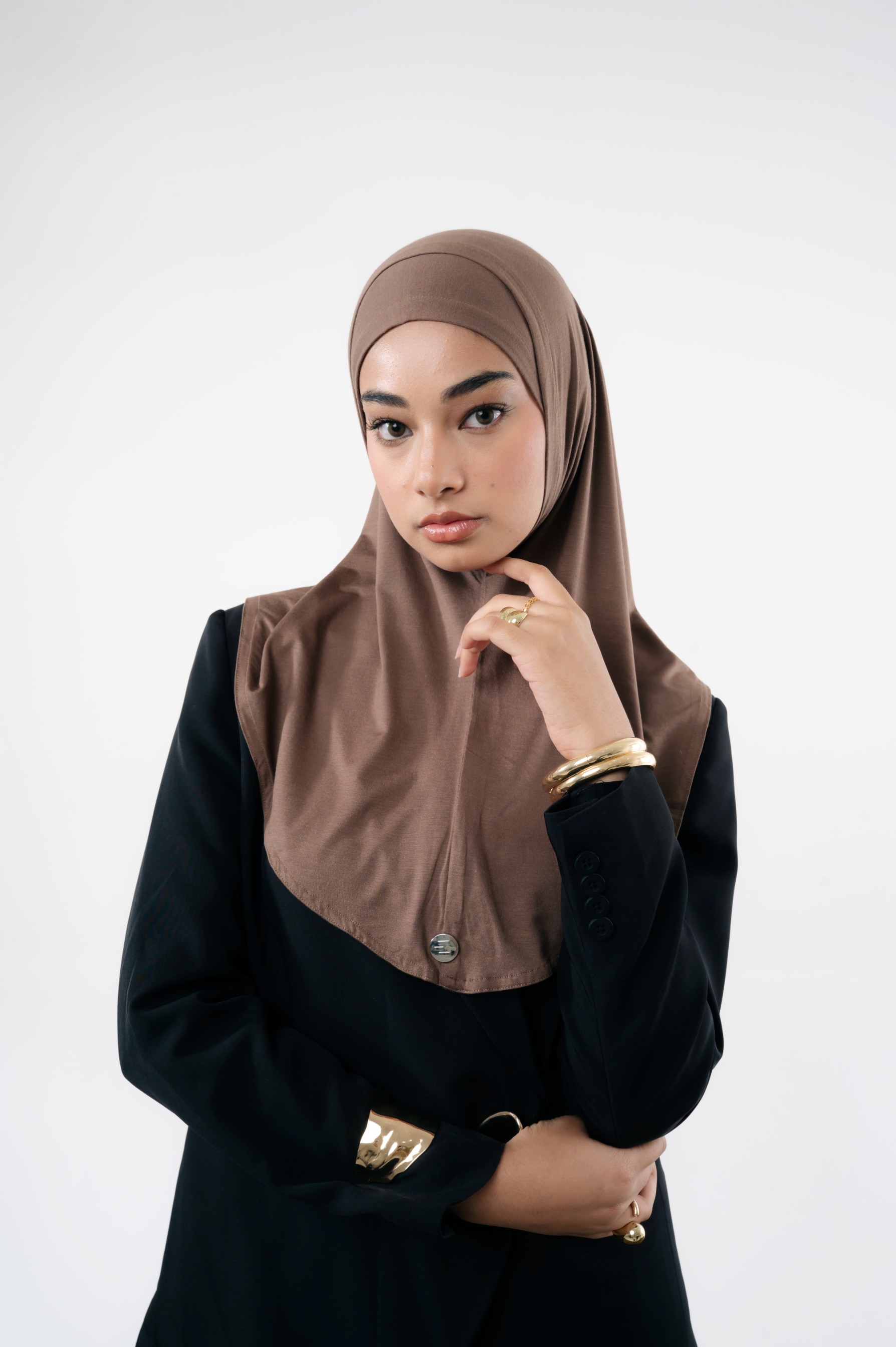 Lira Instant Tie Cappuccino | TENCEL™️ Hijab