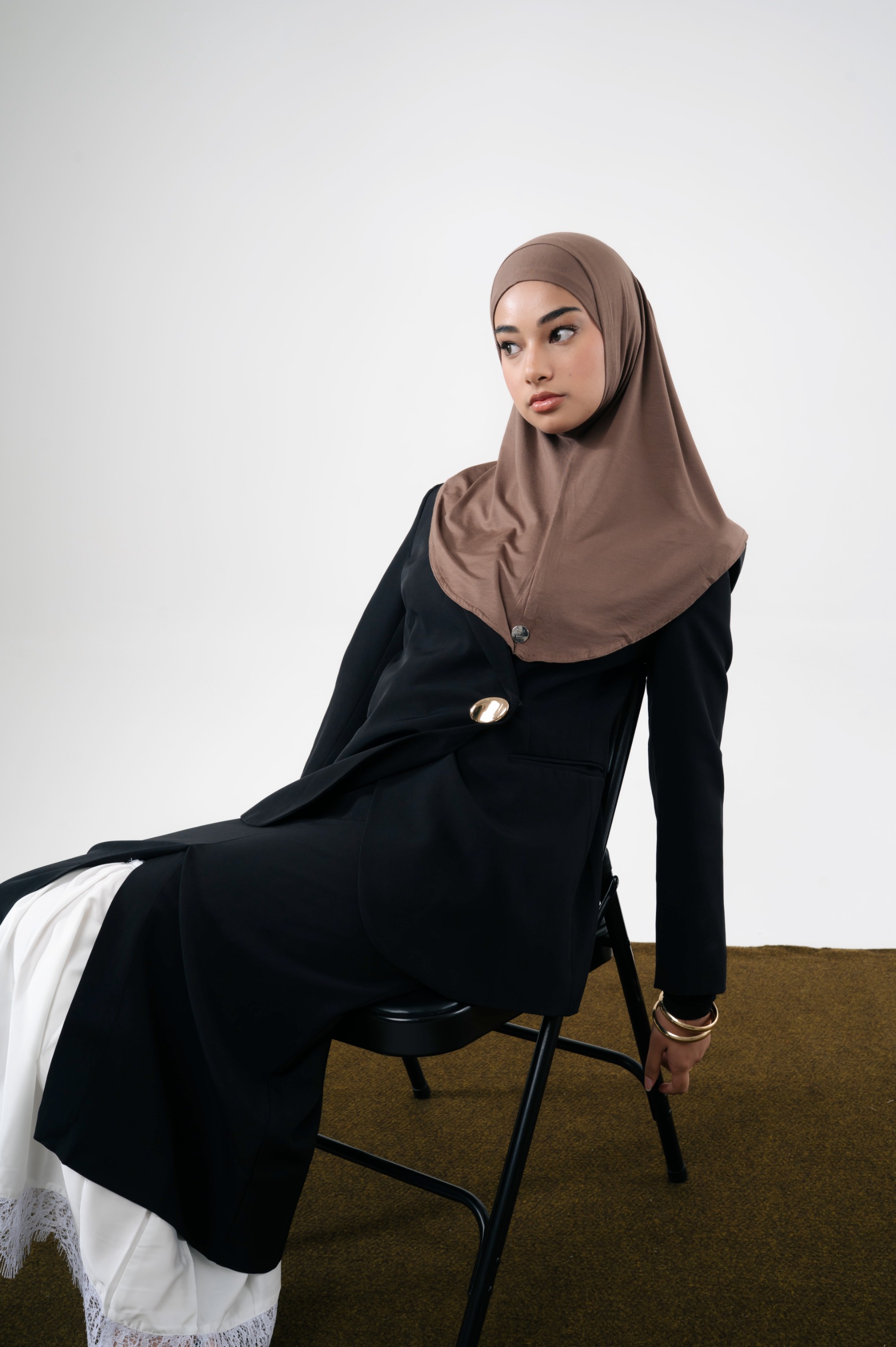 Lira Instant Tie Cappuccino | TENCEL™️ Hijab