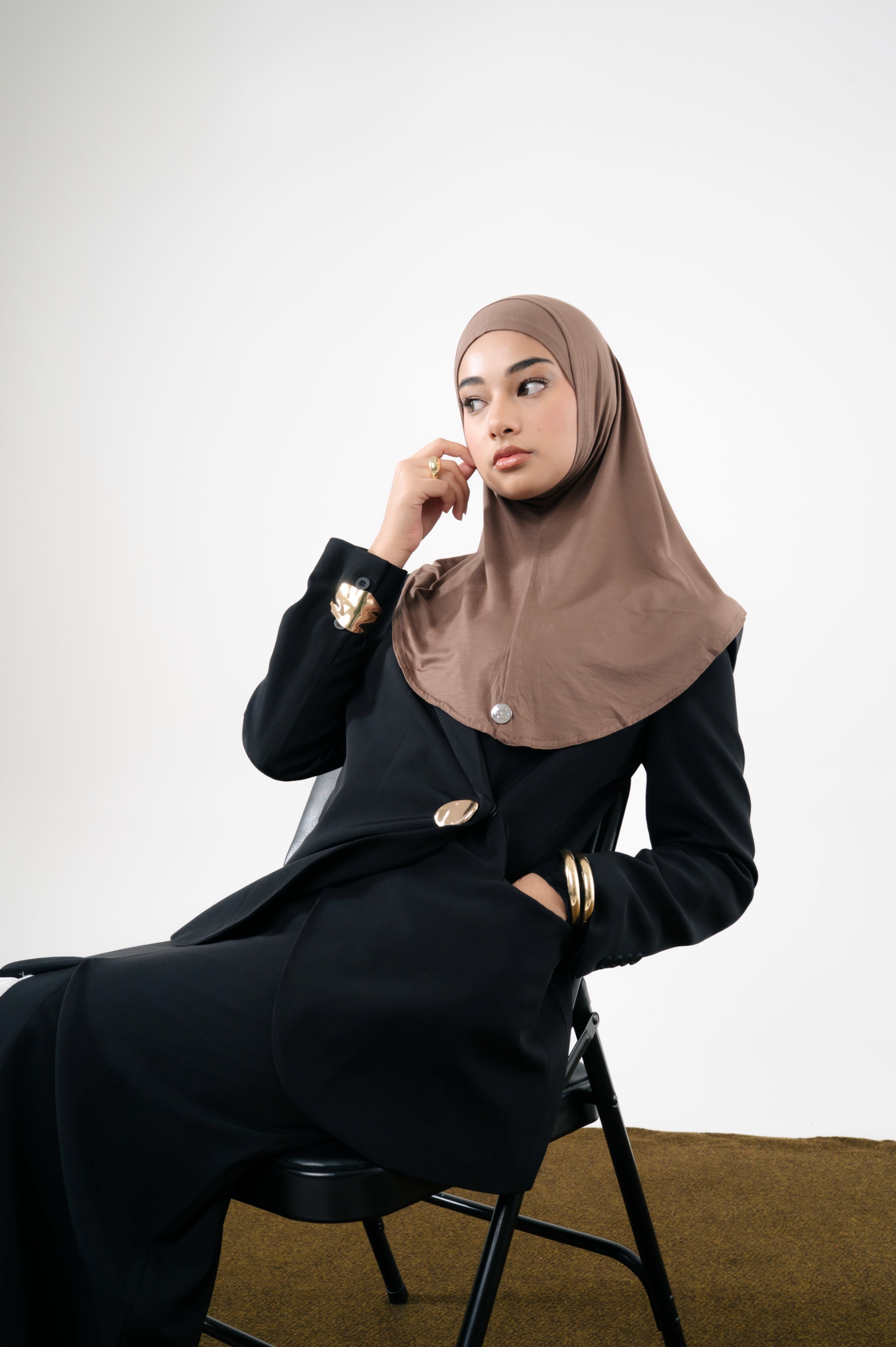 Lira Instant Tie Cappuccino | TENCEL™️ Hijab