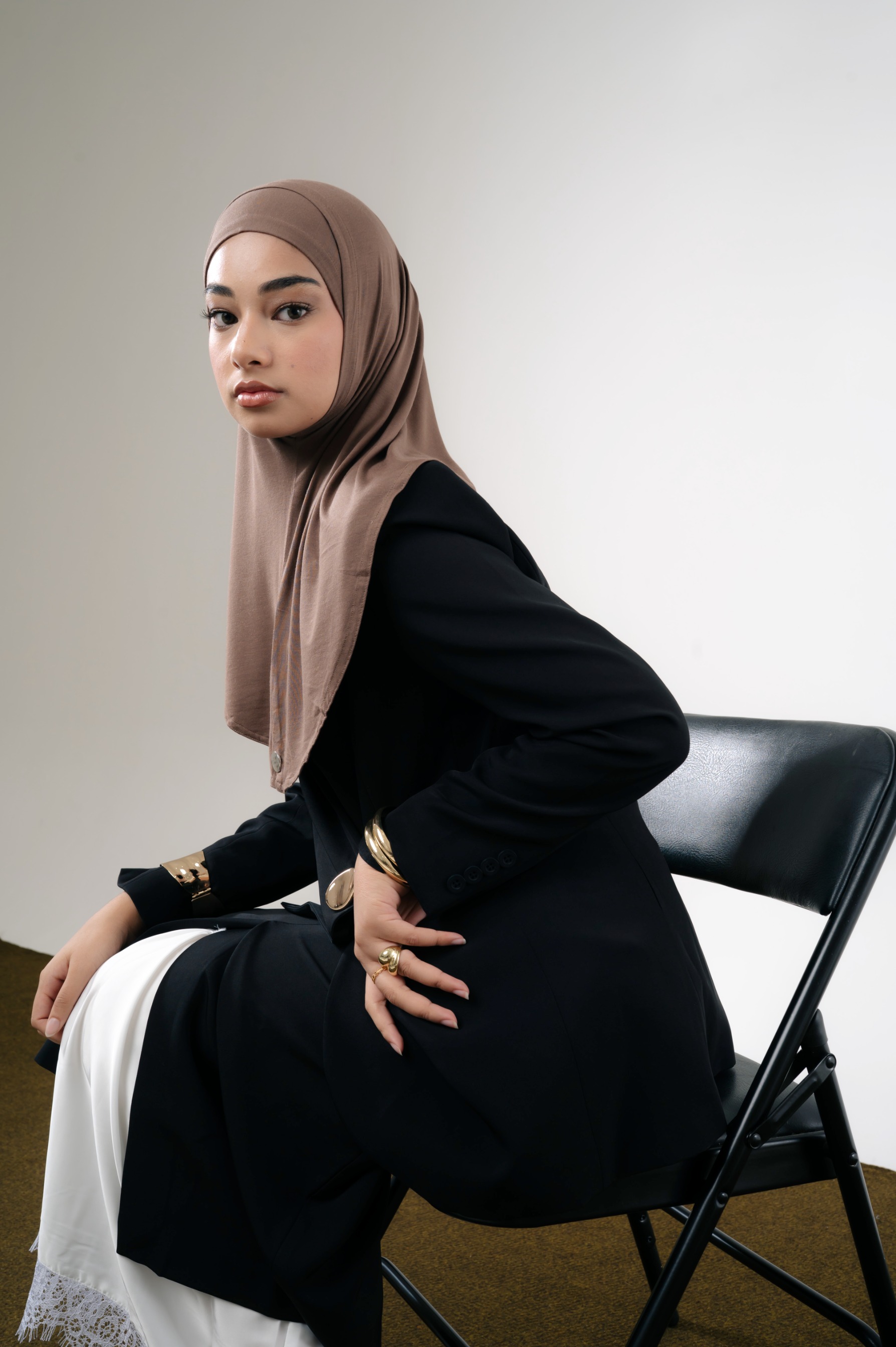 Lira Instant Tie Cappuccino | TENCEL™️ Hijab