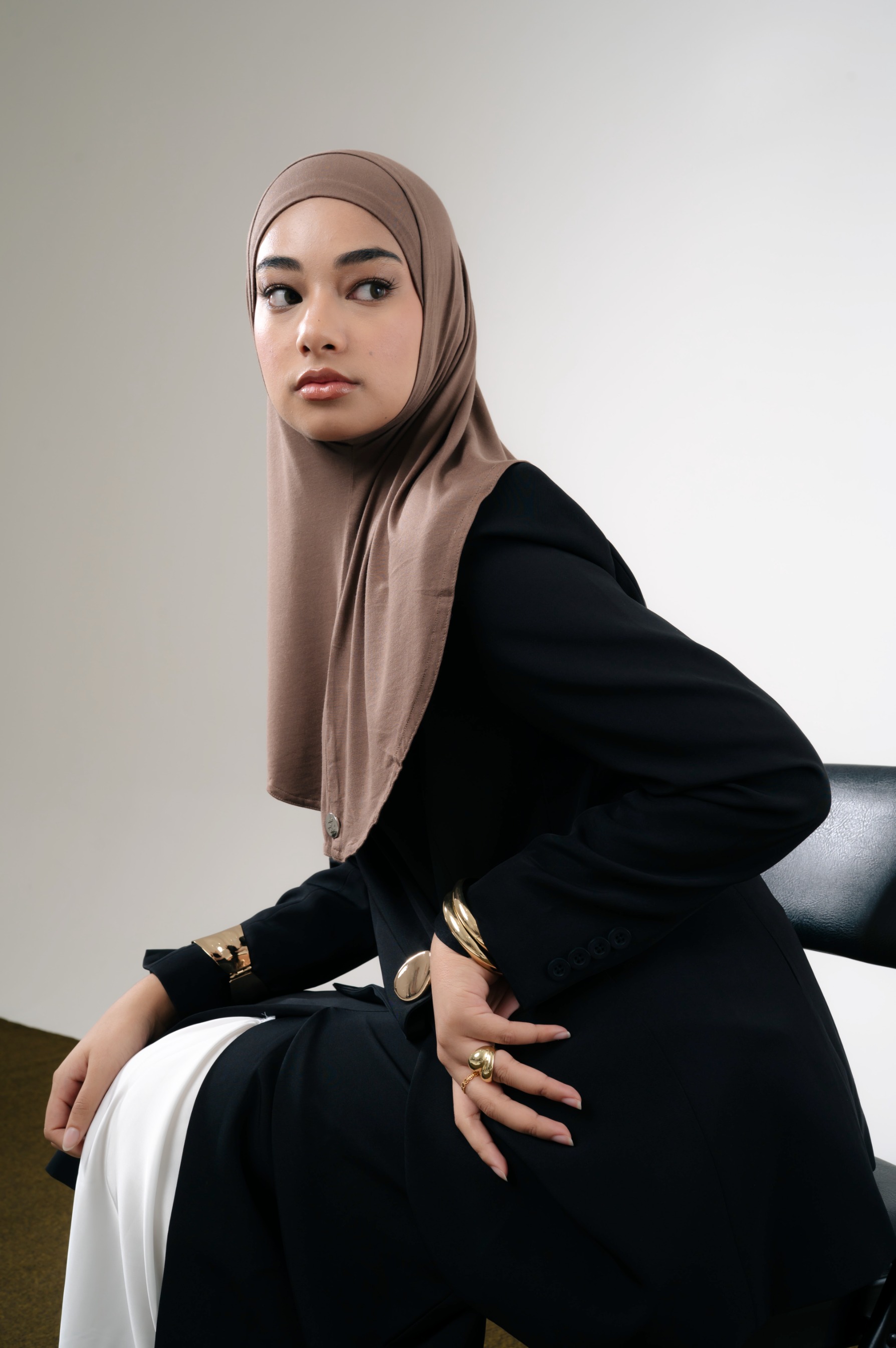 Lira Instant Tie Cappuccino | TENCEL™️ Hijab