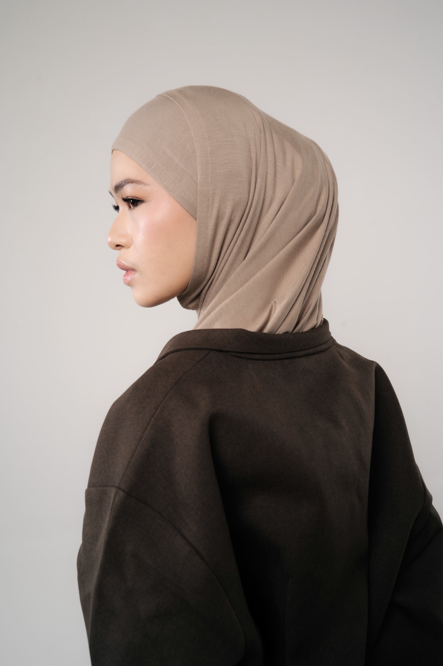 Lira Instant Tie Latte | TENCEL™️ Hijab