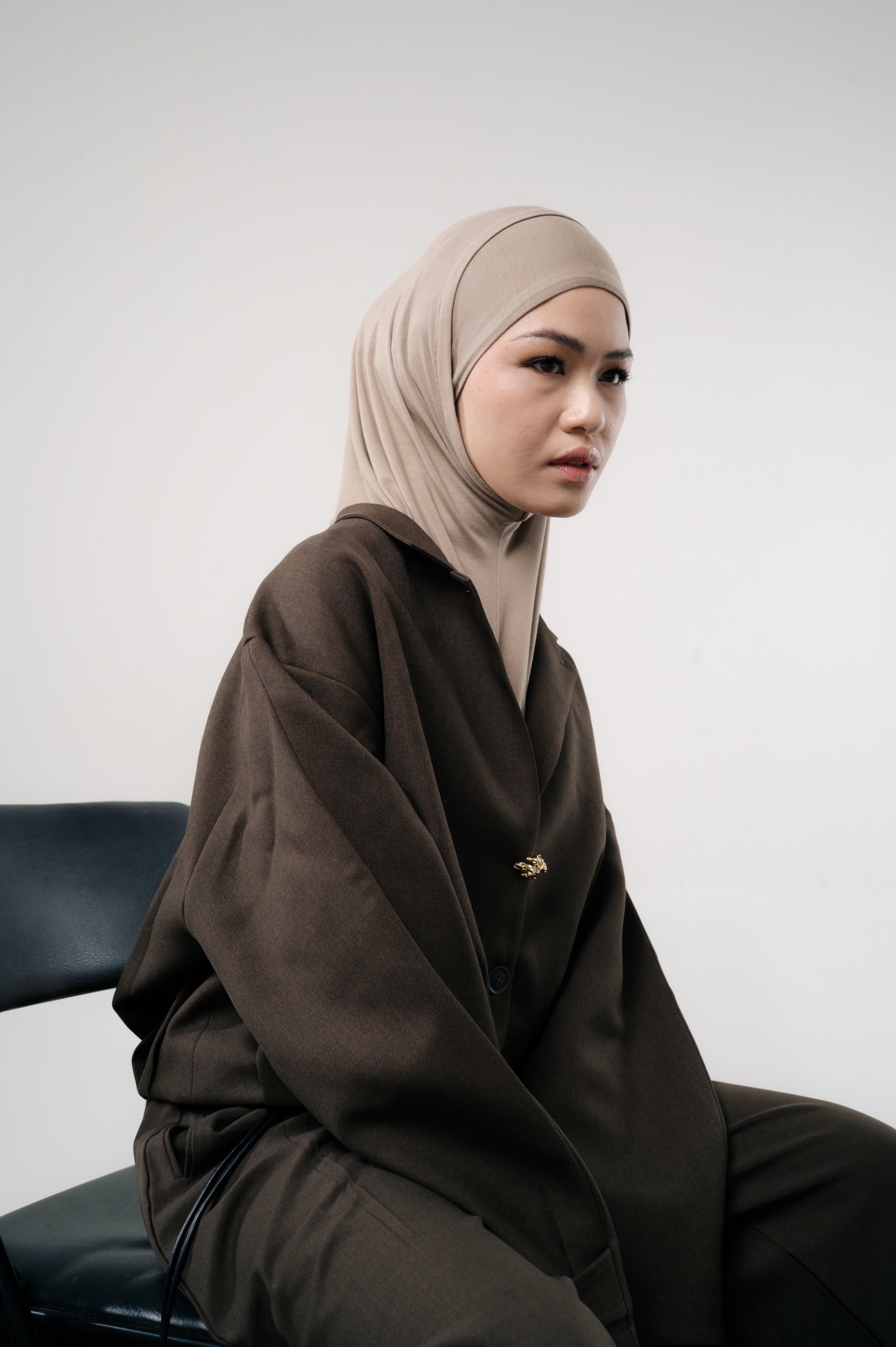 Lira Instant Tie Latte | TENCEL™️ Hijab