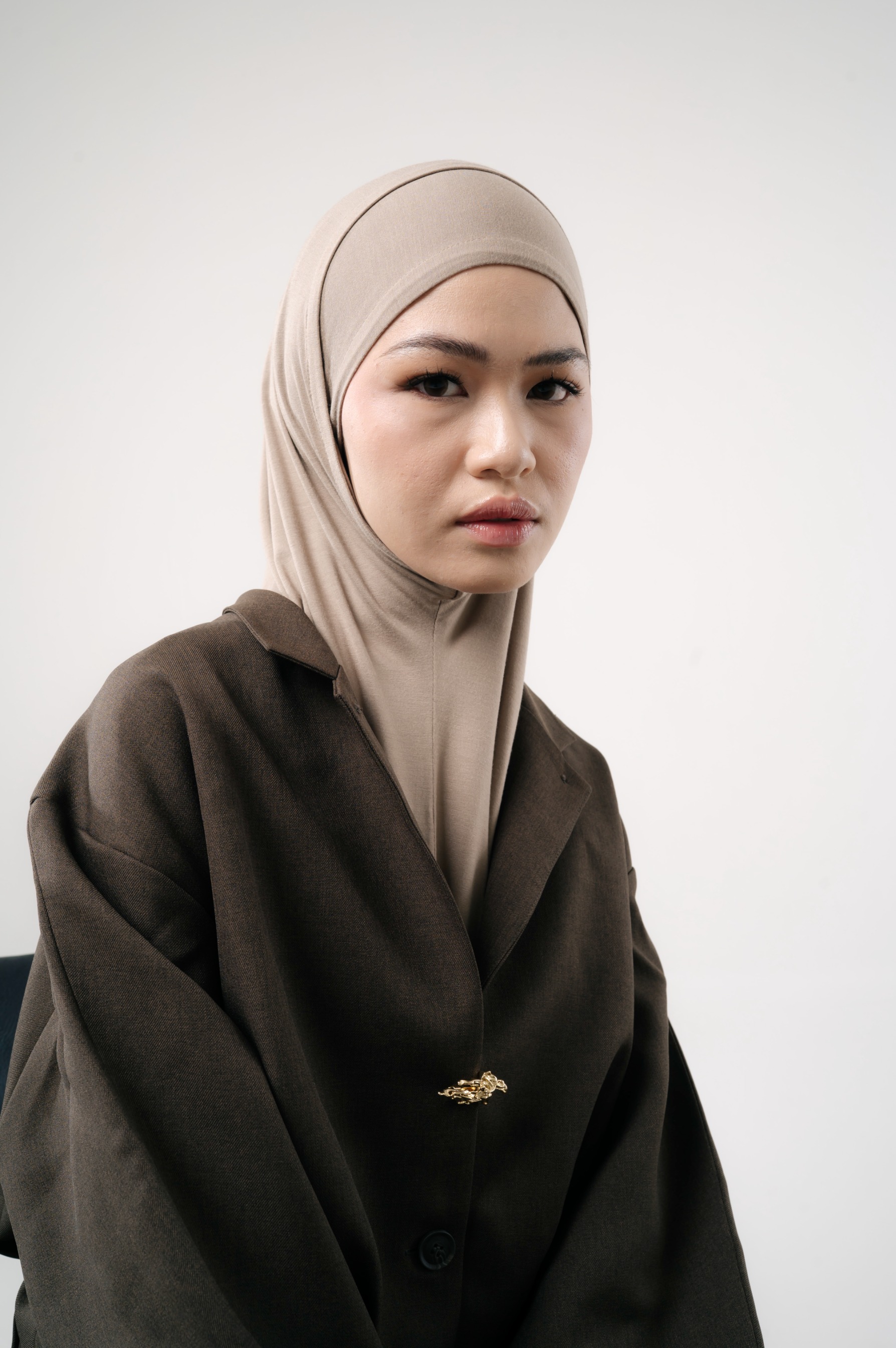 Lira Instant Tie Latte | TENCEL™️ Hijab