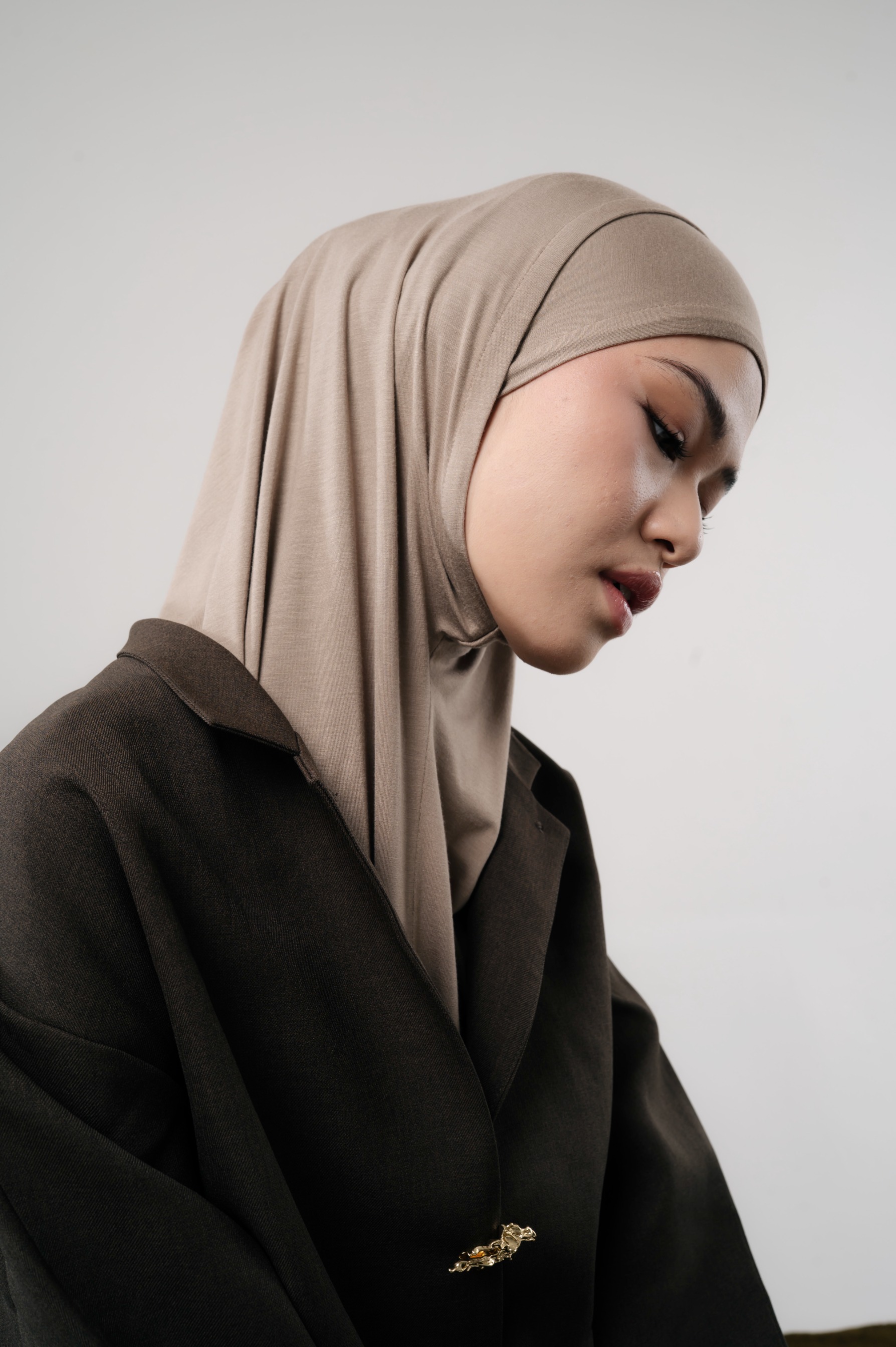 Lira Instant Tie Latte | TENCEL™️ Hijab