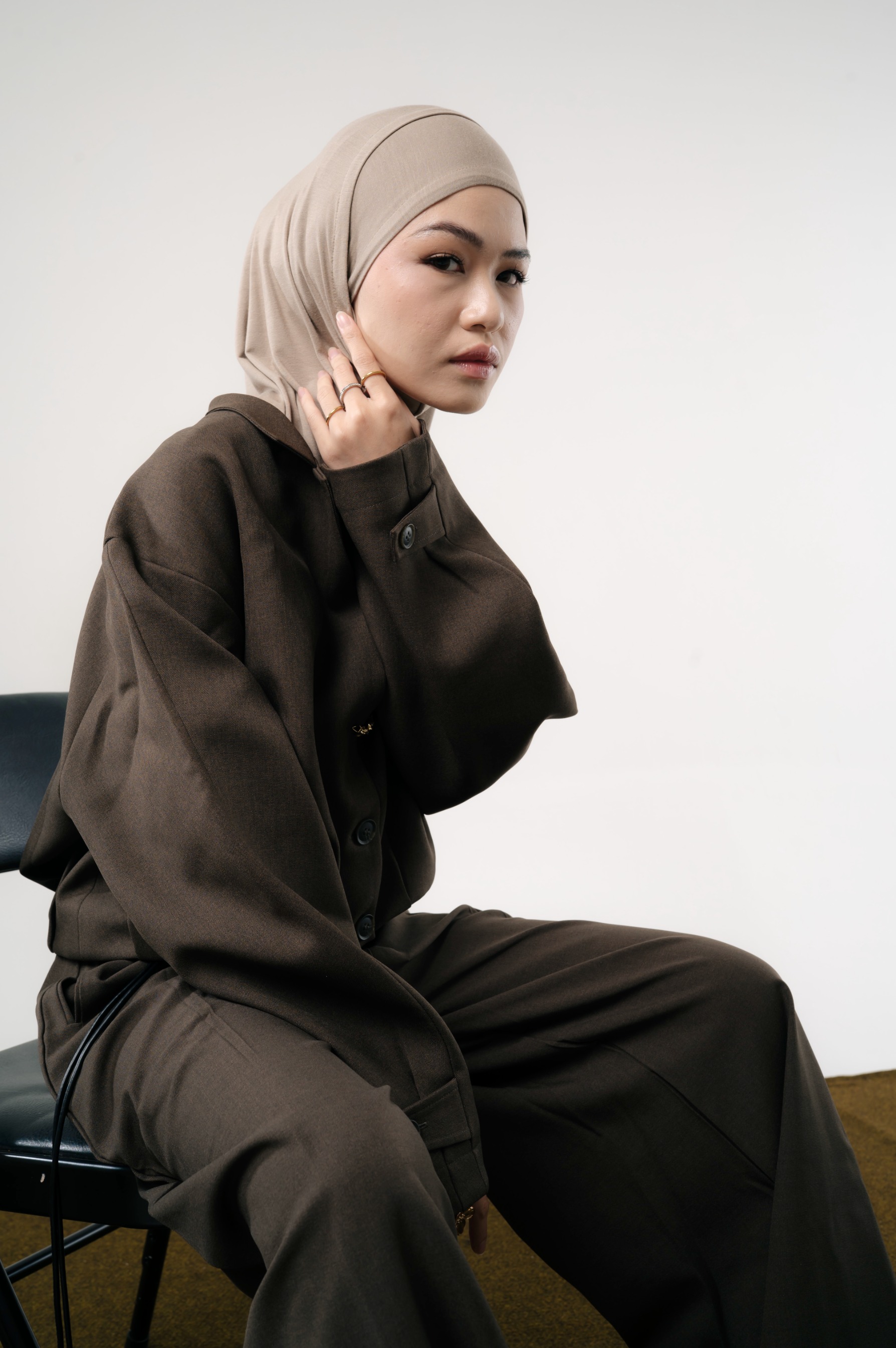 Lira Instant Tie Latte | TENCEL™️ Hijab