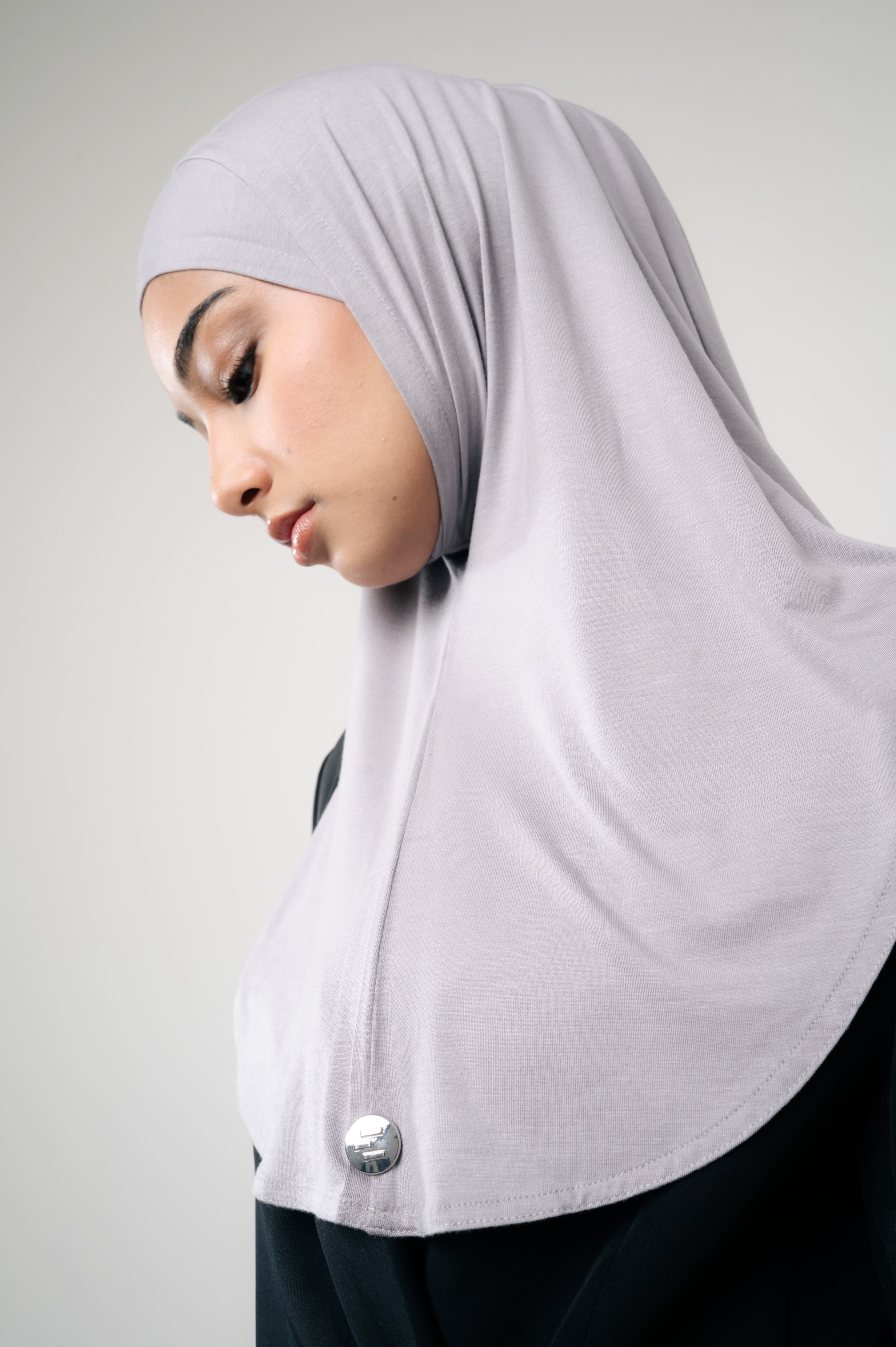Lira Instant Tie Light Grey | TENCEL™️ Hijab