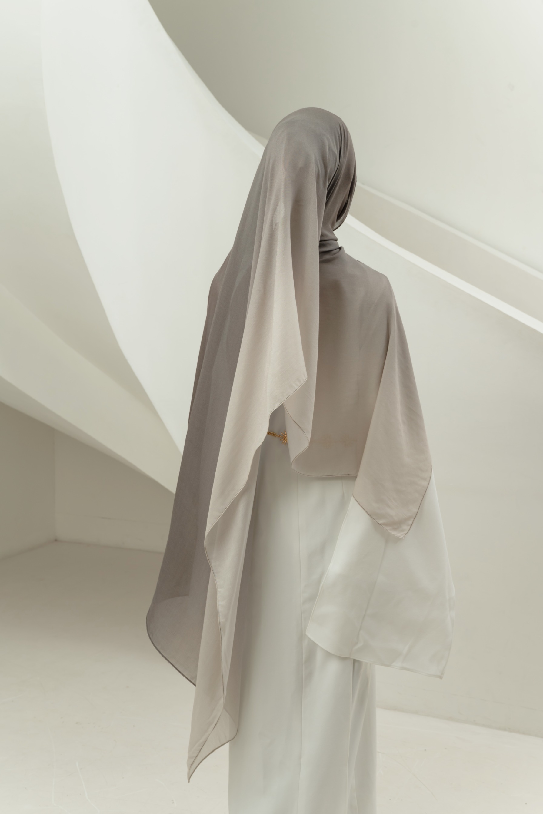 Omna Scarf Silver Stone | Pashmina Printed Modals