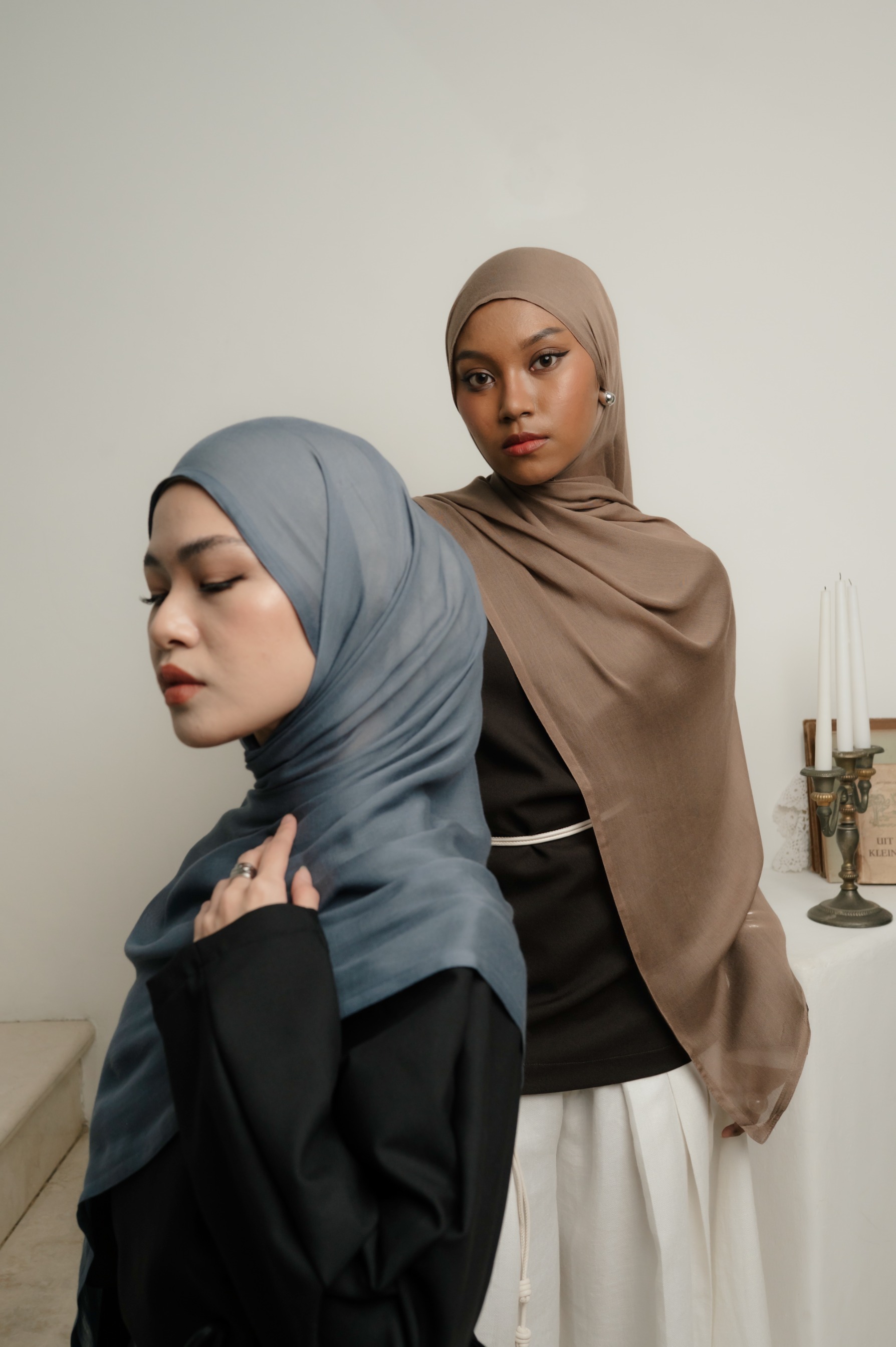 Nema Dark Denim | Pashmina Viscose