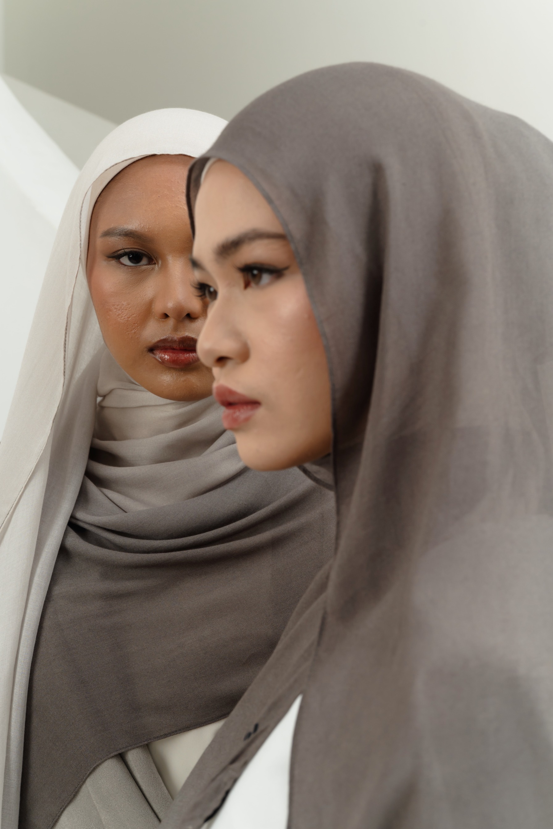Omna Scarf Silver Stone | Pashmina Printed Modals