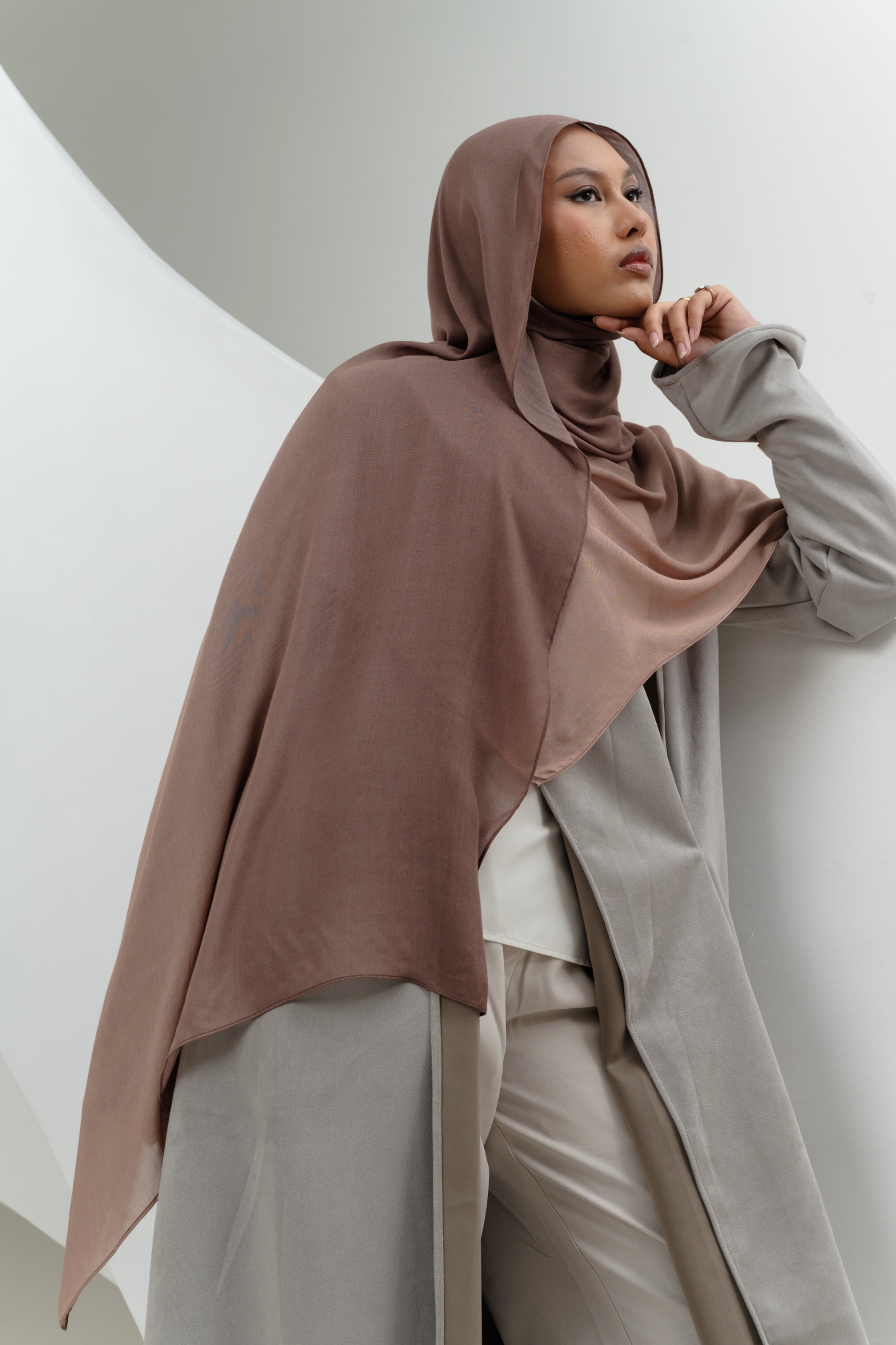 Omna Scarf Sunset Sand | Pashmina Printed Modals