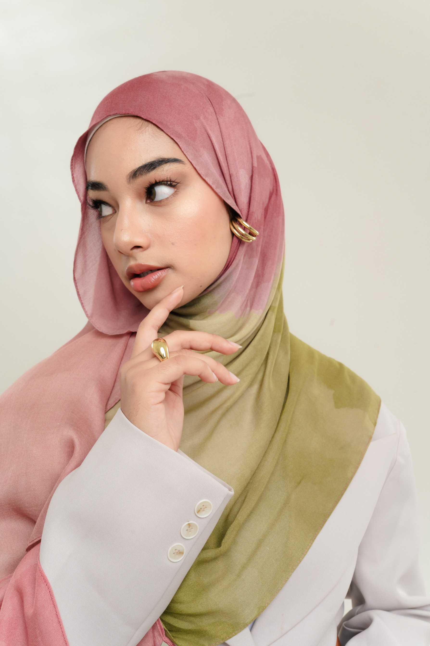 Watercolor Scarf x Wardah | Pashmina Printed Modals
