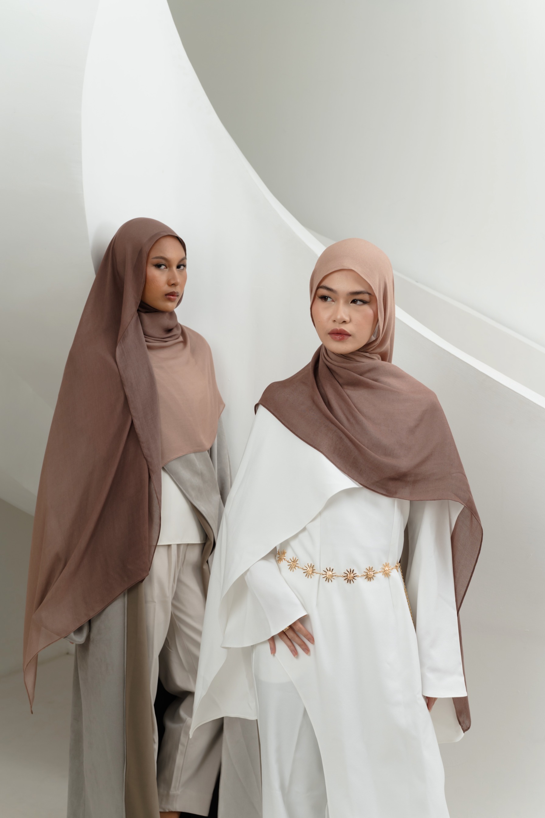Omna Scarf Sunset Sand | Pashmina Printed Modals