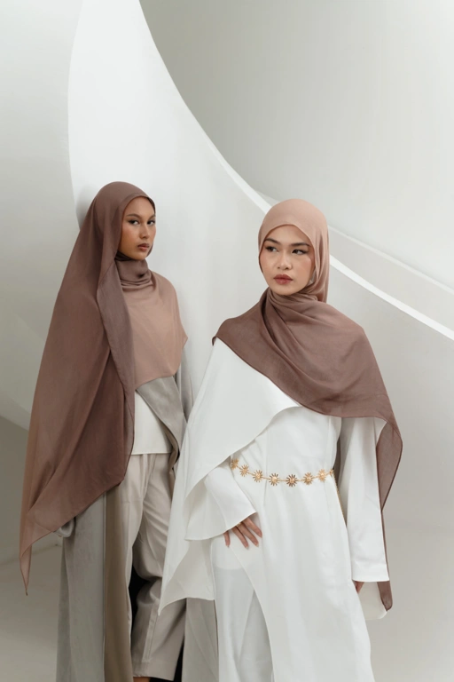 Image of Omna Scarf Sunset Sand | Pashmina Printed Modals