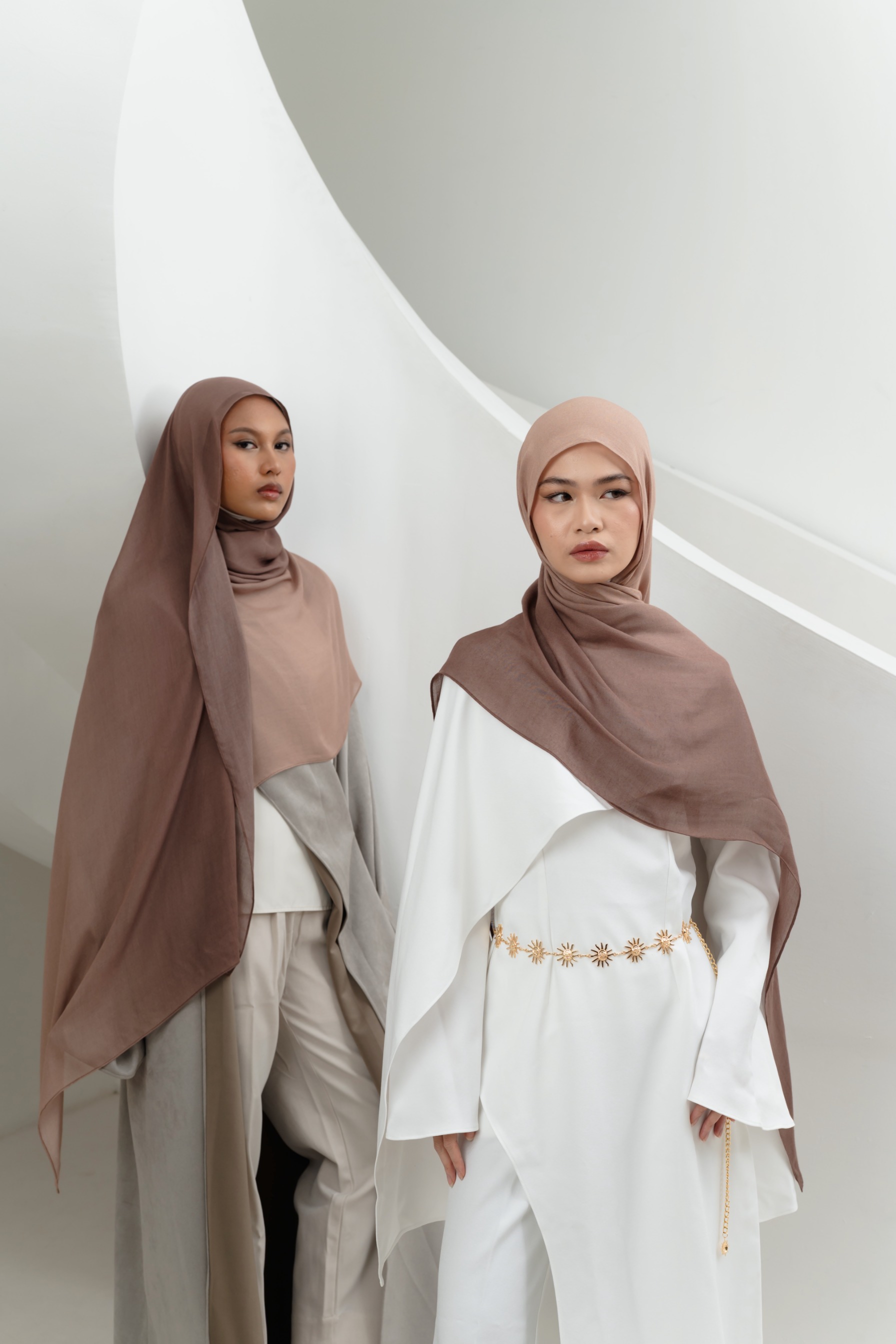 Omna Scarf Sunset Sand | Pashmina Printed Modals