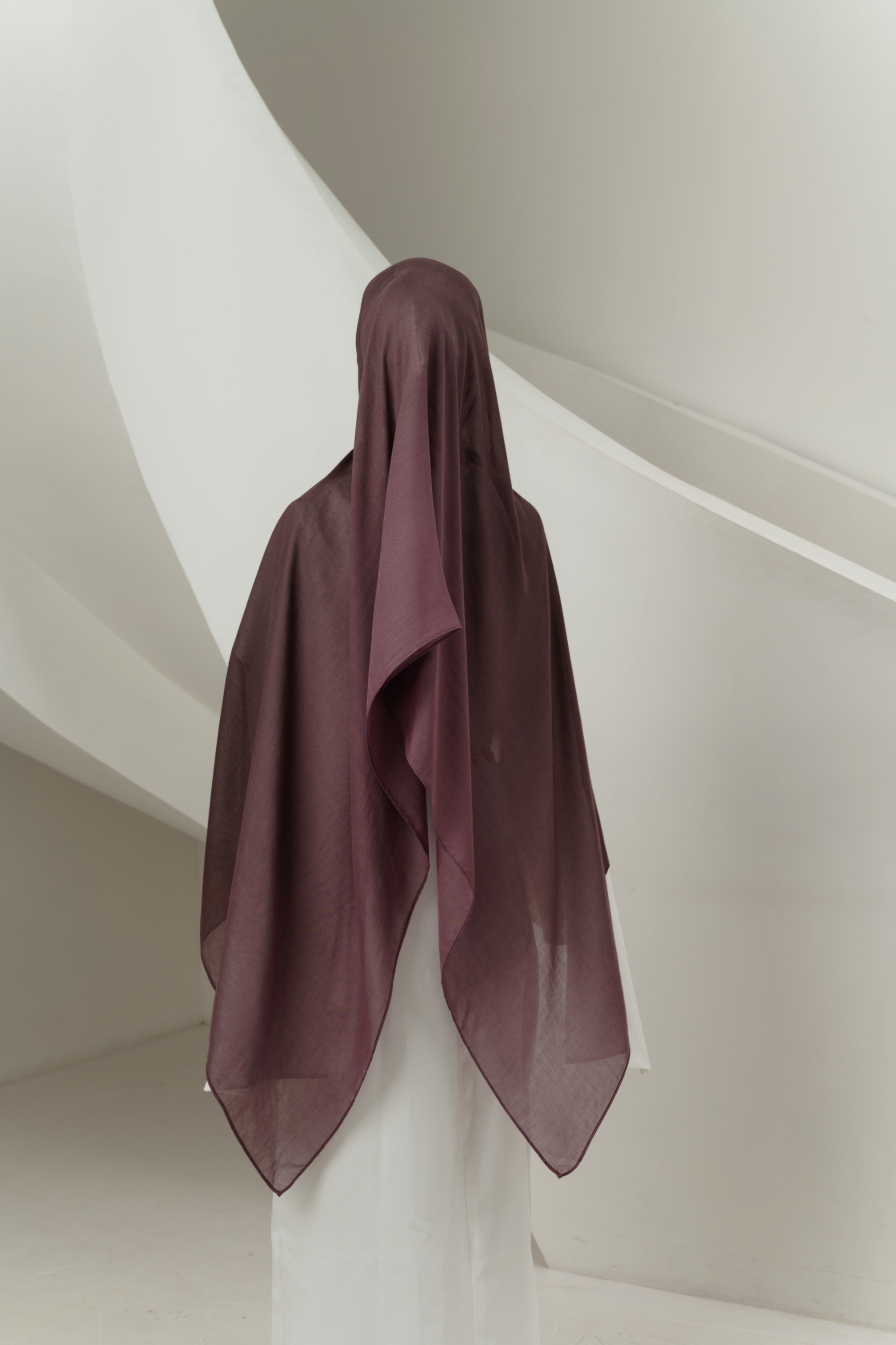 Omna Scarf Midnight Plum | Pashmina Printed Modals