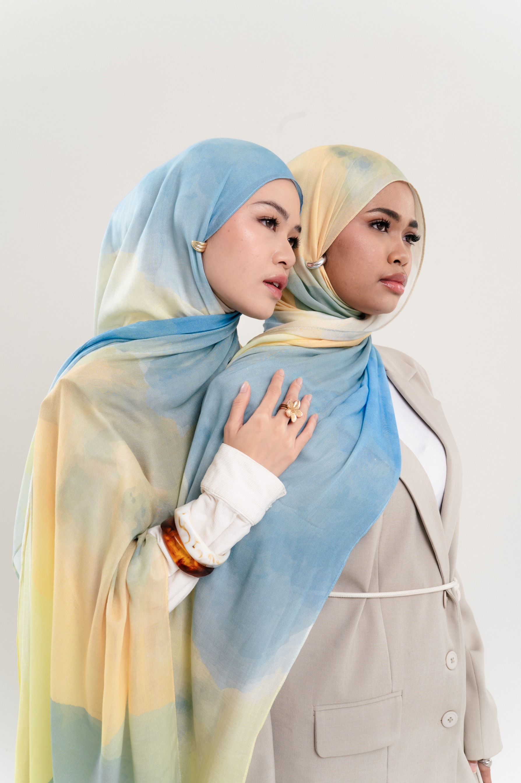 Watercolor Scarf x Wardah | Pashmina Printed Modals