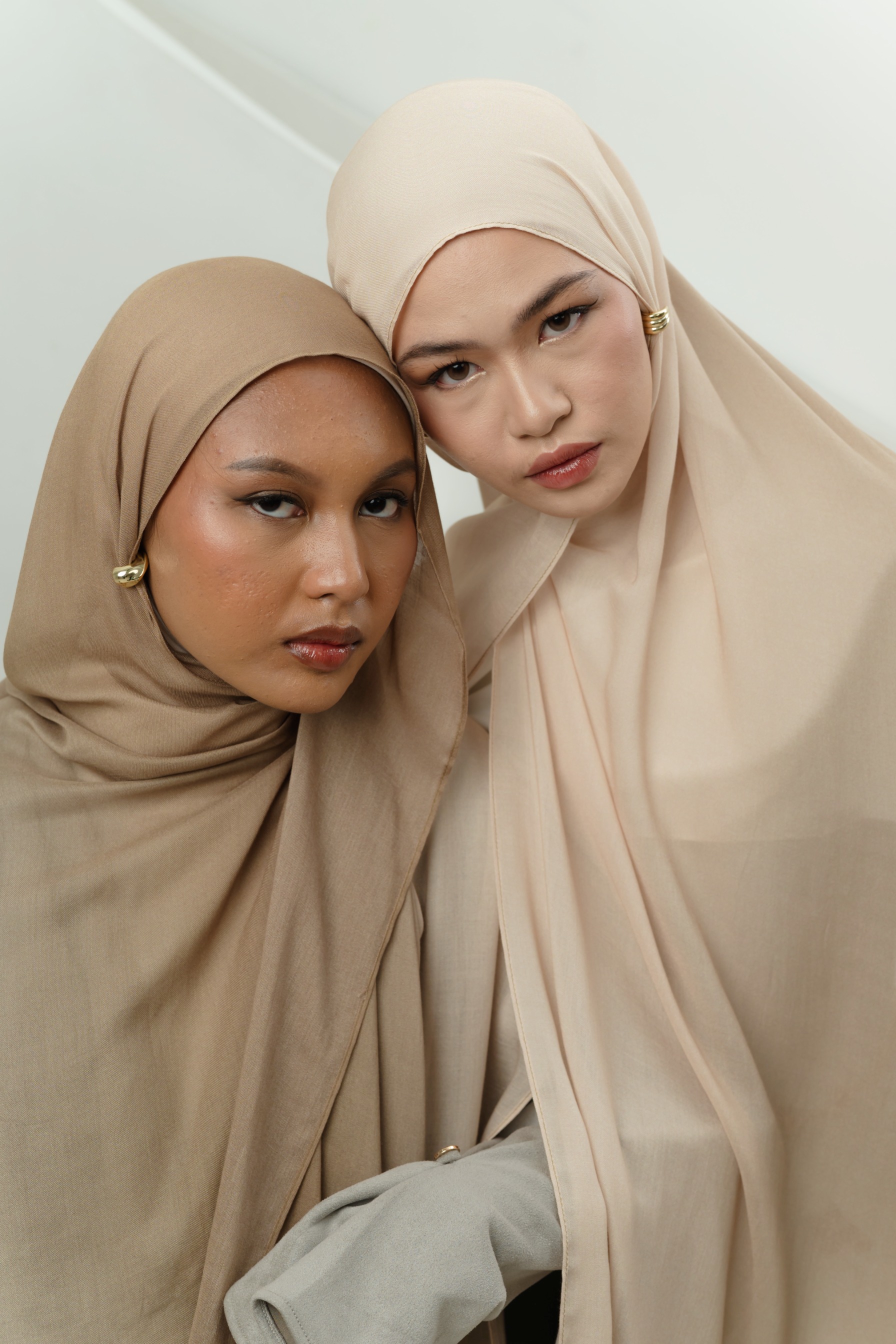 Omna Scarf Golden Sand | Pashmina Printed Modals