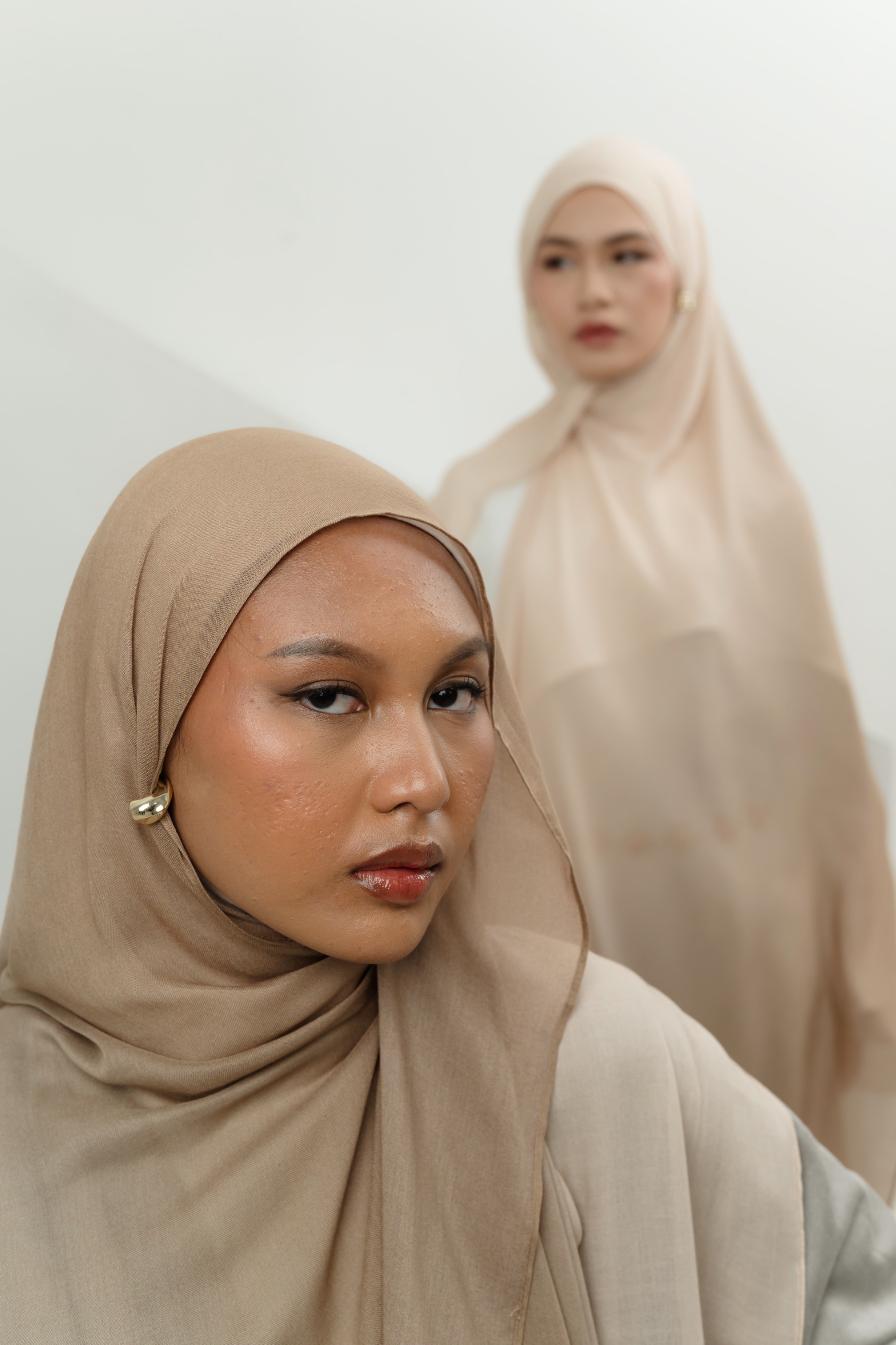 Omna Scarf Golden Sand | Pashmina Printed Modals