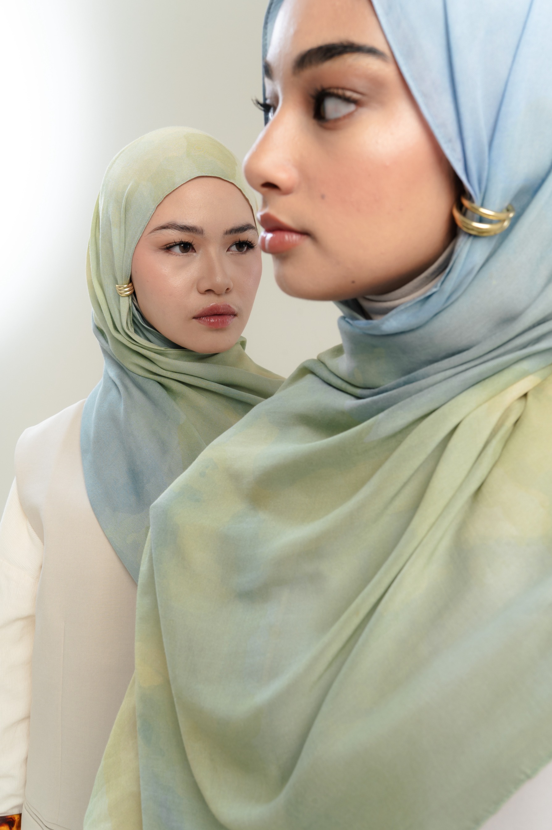 Watercolor Scarf x Wardah | Pashmina Printed Modals