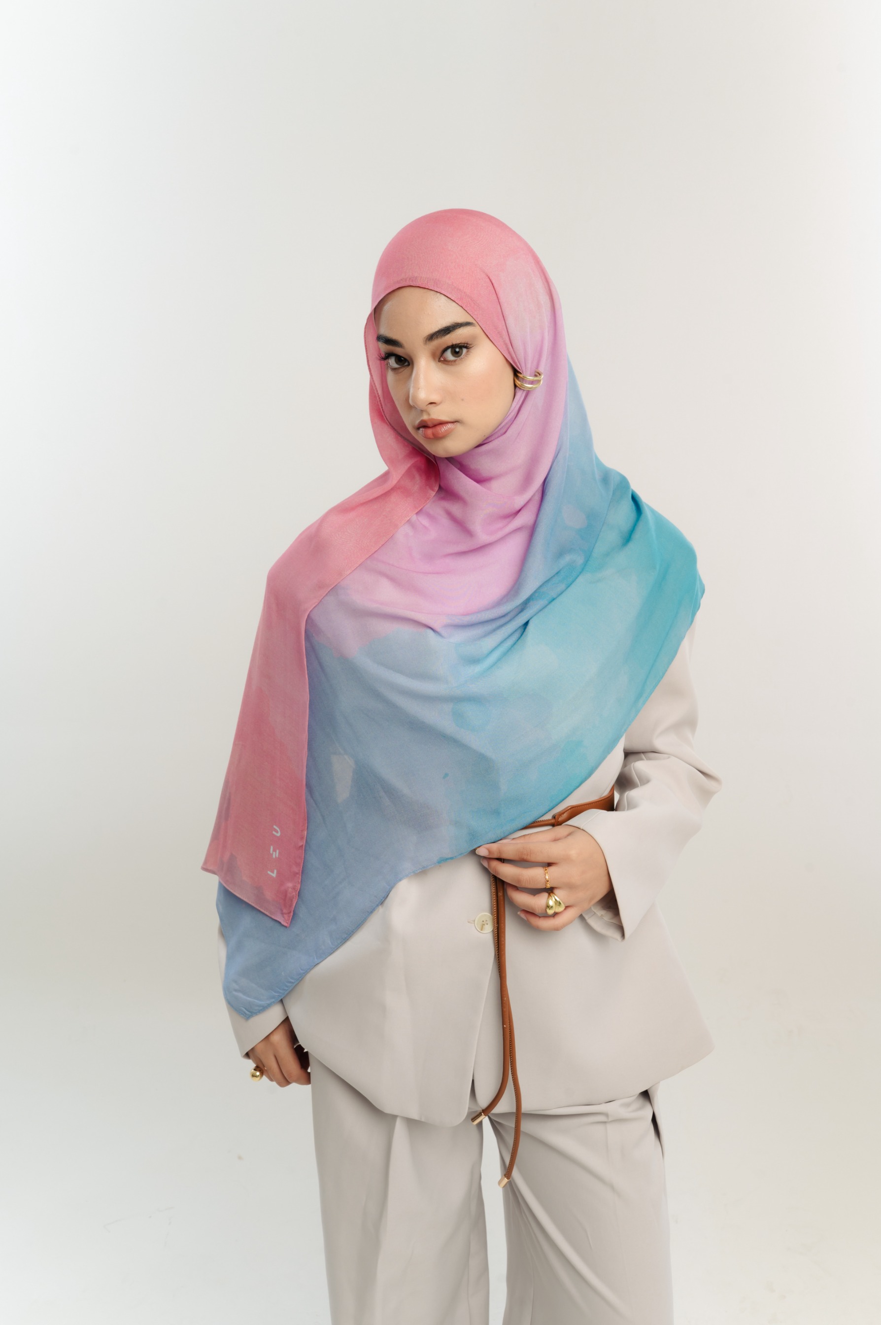 Watercolor Scarf x Wardah | Pashmina Printed Modals