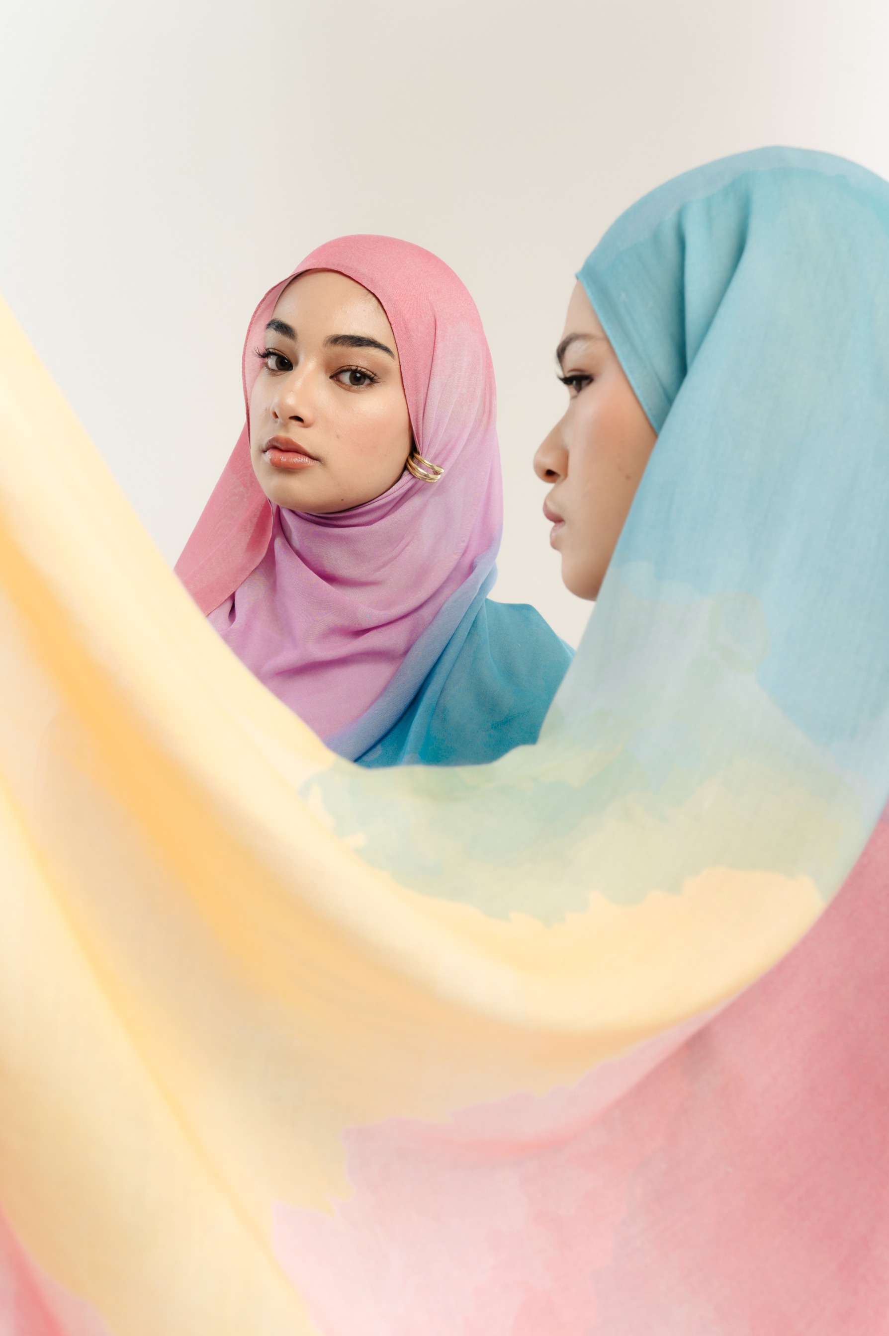 Watercolor Scarf x Wardah | Pashmina Printed Modals
