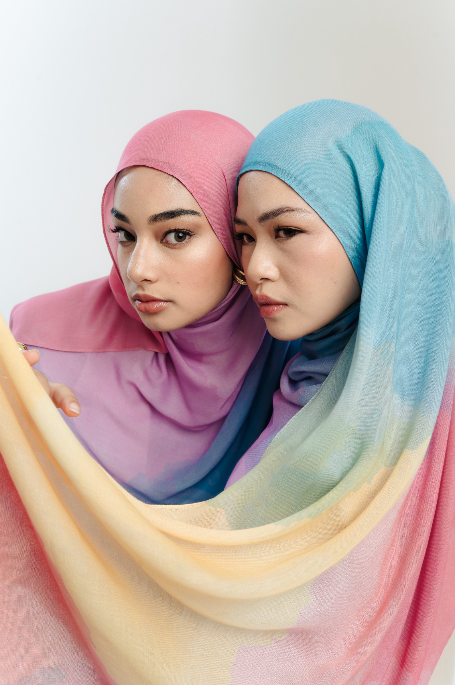 Watercolor Scarf x Wardah | Pashmina Printed Modals