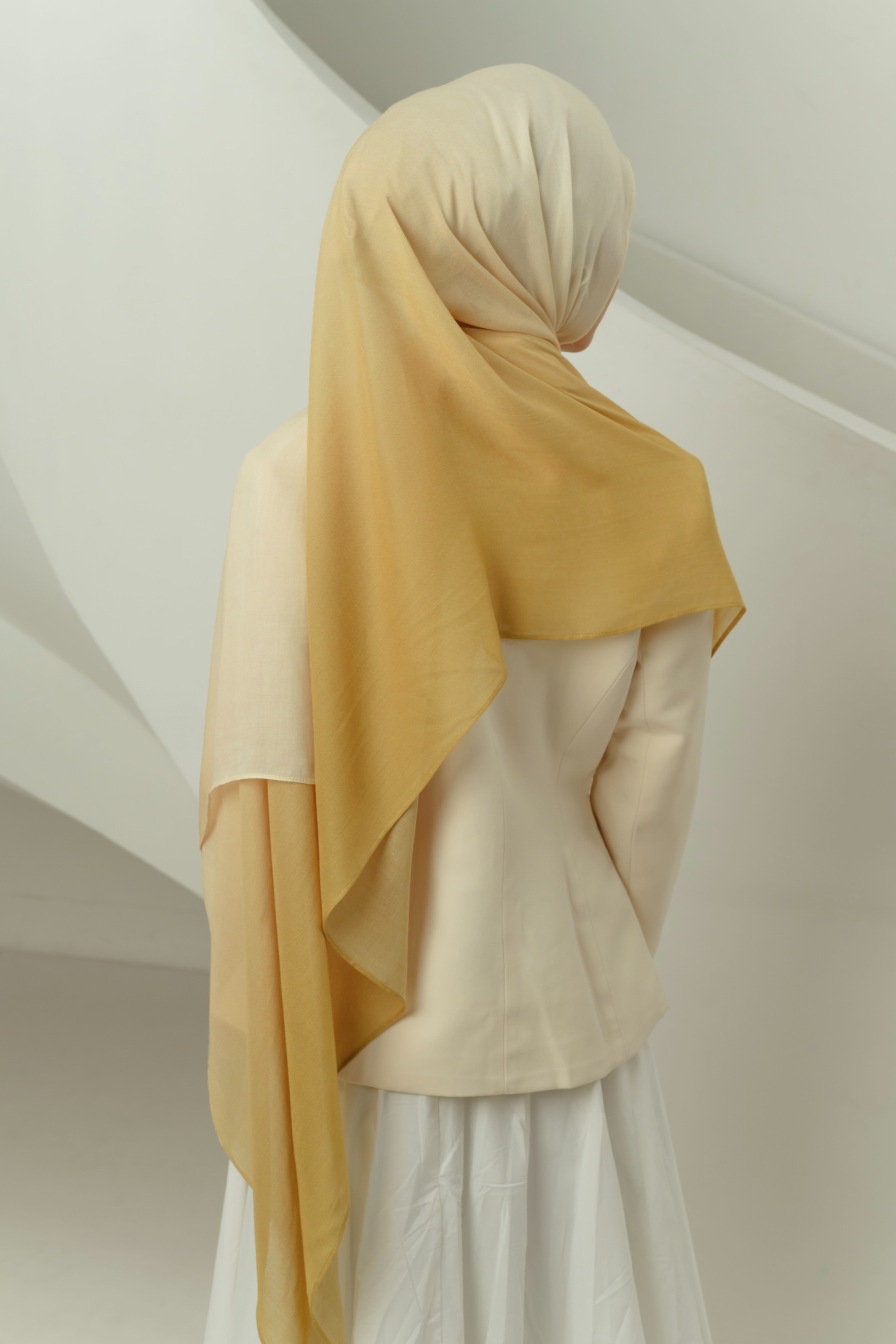 Omna Scarf Sunkissed Yellow | Pashmina Printed Modals